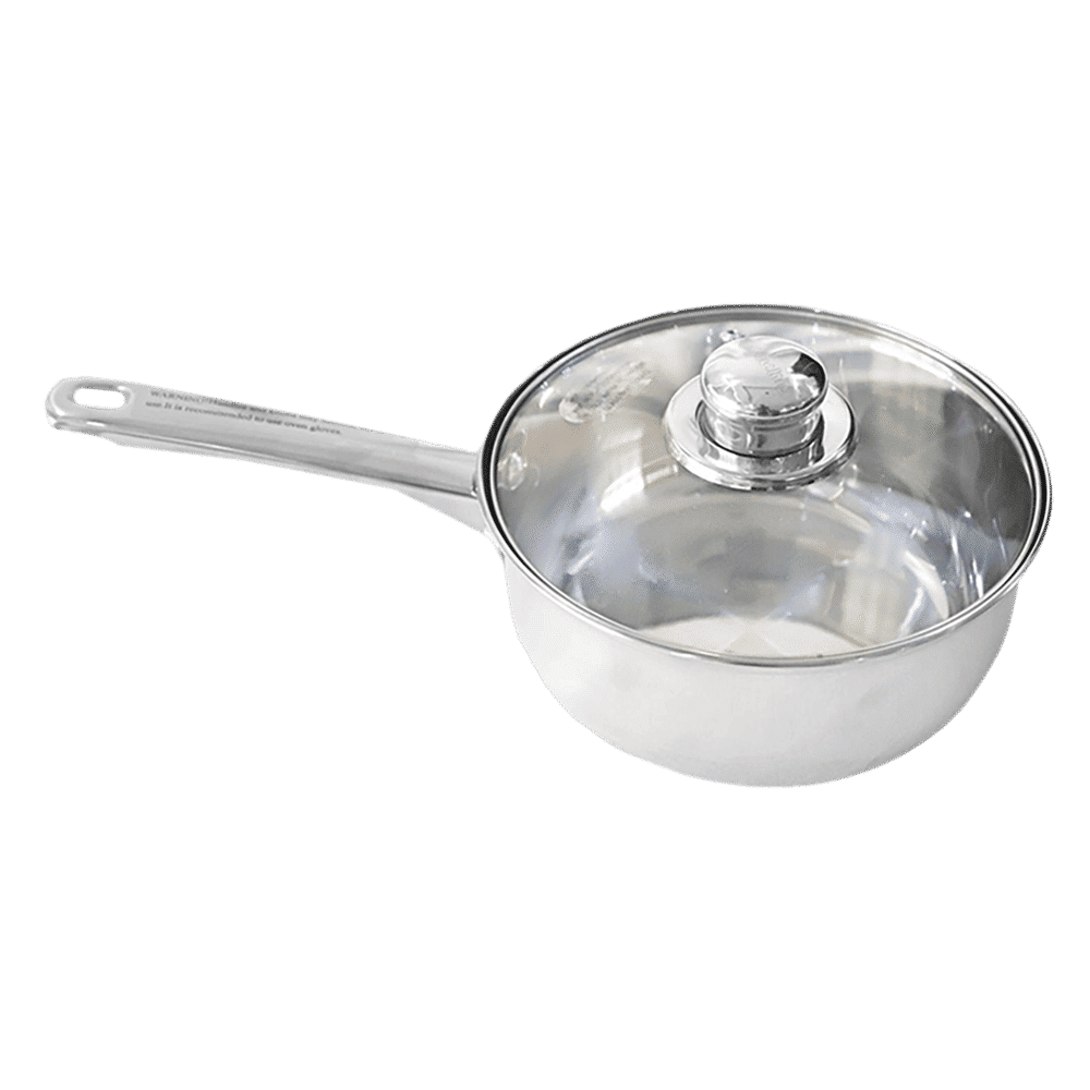sabichi Saucepan with Glass Lid (18cm, 93745 -I, Silver)_4