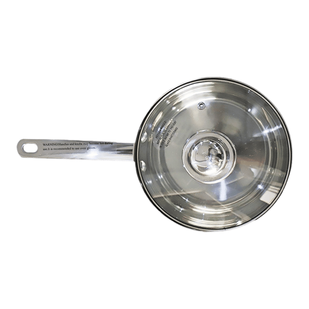 sabichi Saucepan with Glass Lid (18cm, 93745 -I, Silver)_5