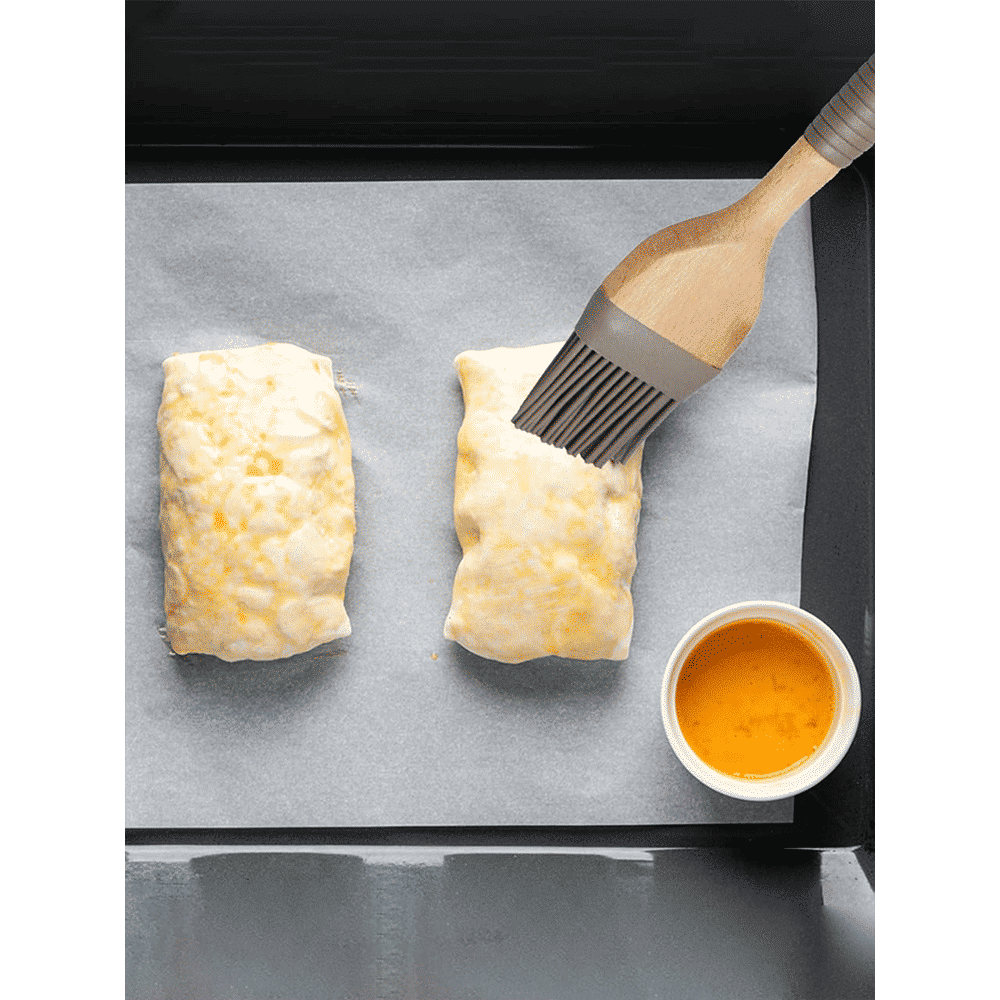 Sabichi Silicone Bamboo Flat Brush (Soft & Comfortable Grip, Grey)_5