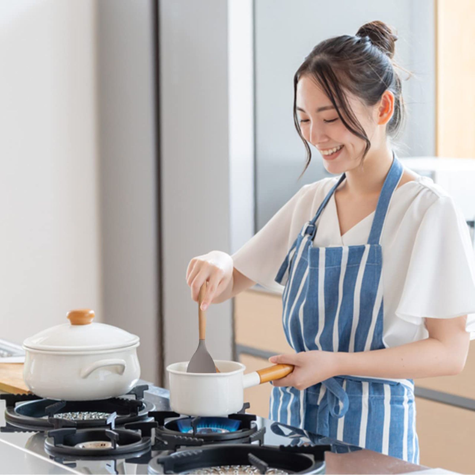 sabichi Haden Silicone Spoonula (BPA Free, Grey)_3