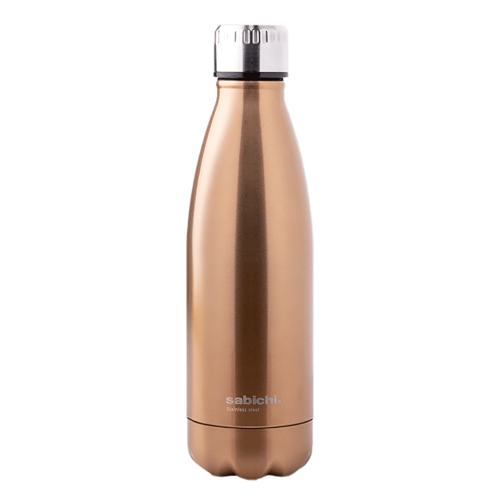 sabichi Blush 450 ml Stainless Steel Water Bottle (BPA Free, 193704, Orange)_1