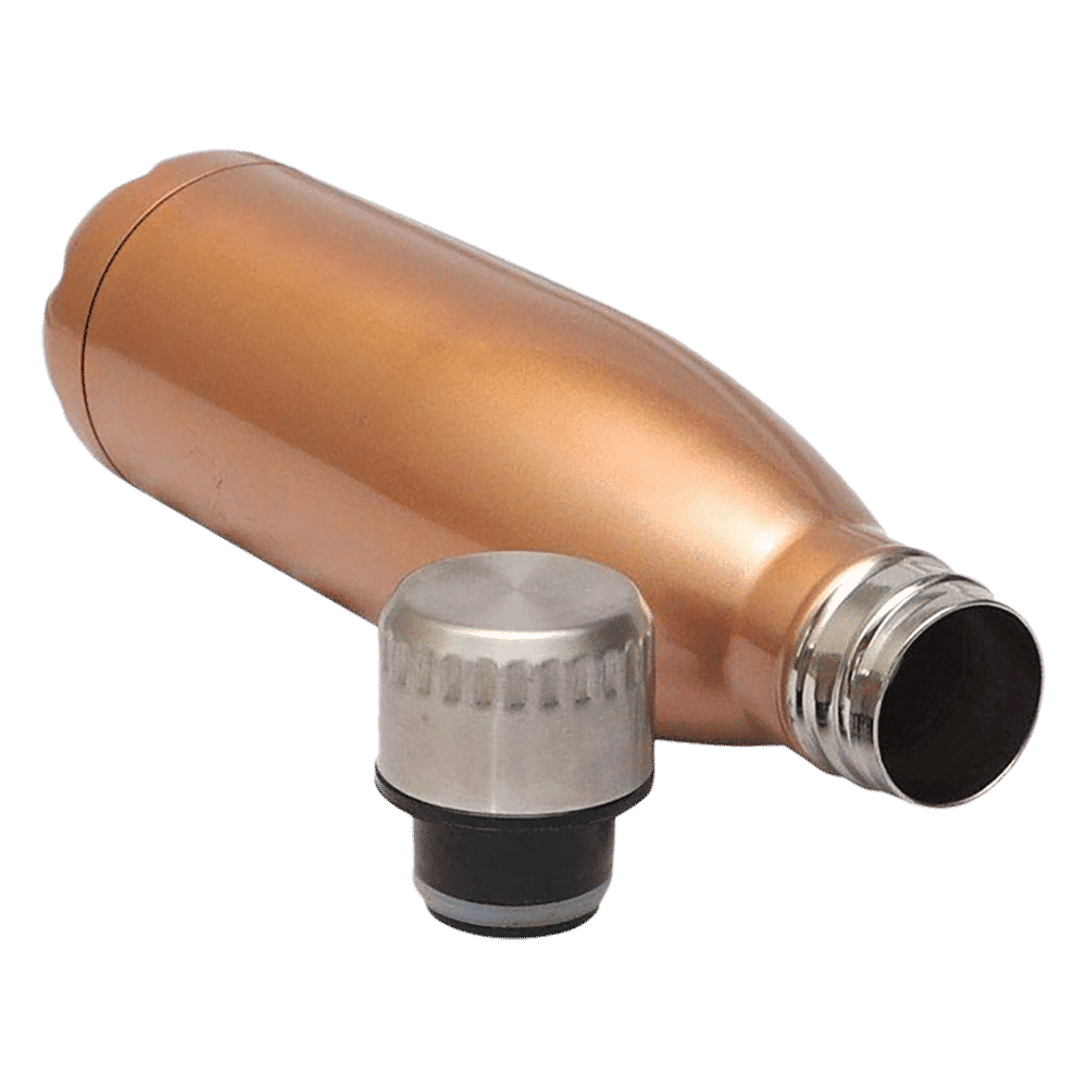 sabichi Blush 450 ml Stainless Steel Water Bottle (BPA Free, 193704, Orange)_3