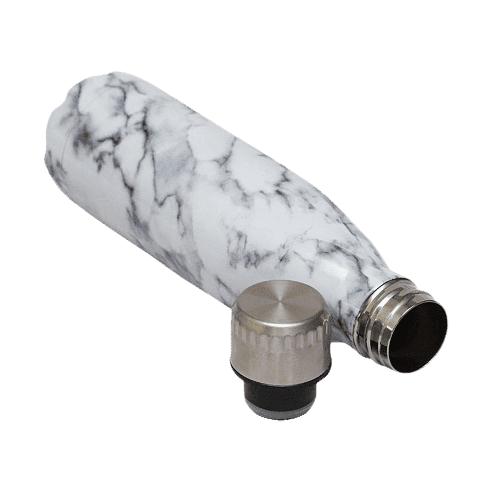 sabichi Blush 450 ml Stainless Steel Water Bottle (BPA Free, 193711, White)_3