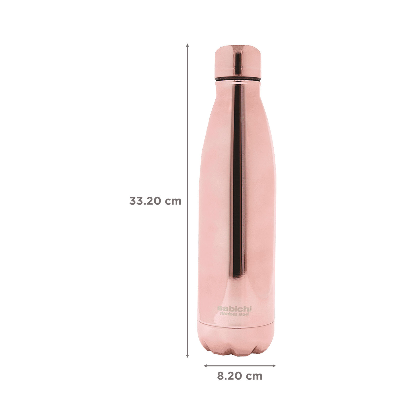 sabichi Blush 450 ml Stainless Steel Water Bottle (BPA Free, 193728, Pink)_2