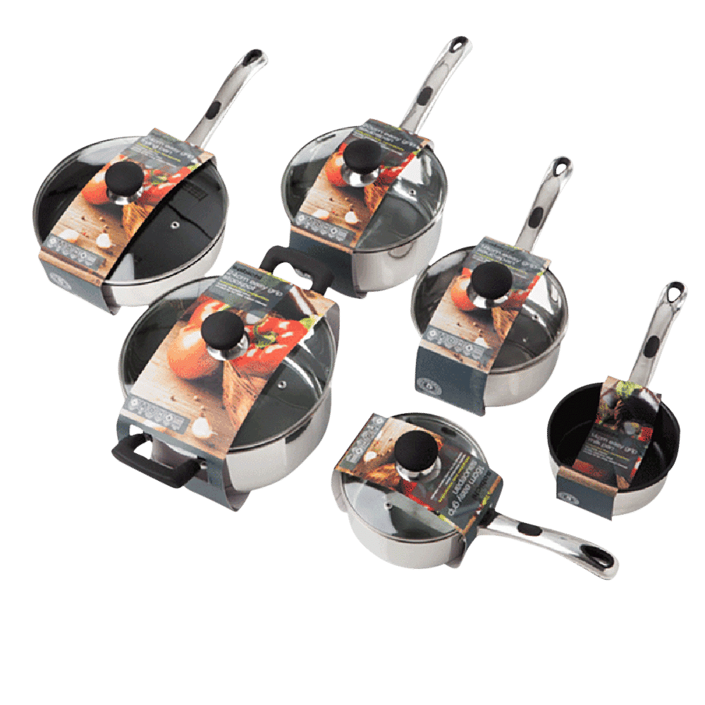 sabichi Haden Easy Grip Stainless Steel Fry Pan with Glass Lid (Induction Compatible, Active Steam Vent, Silver)_5