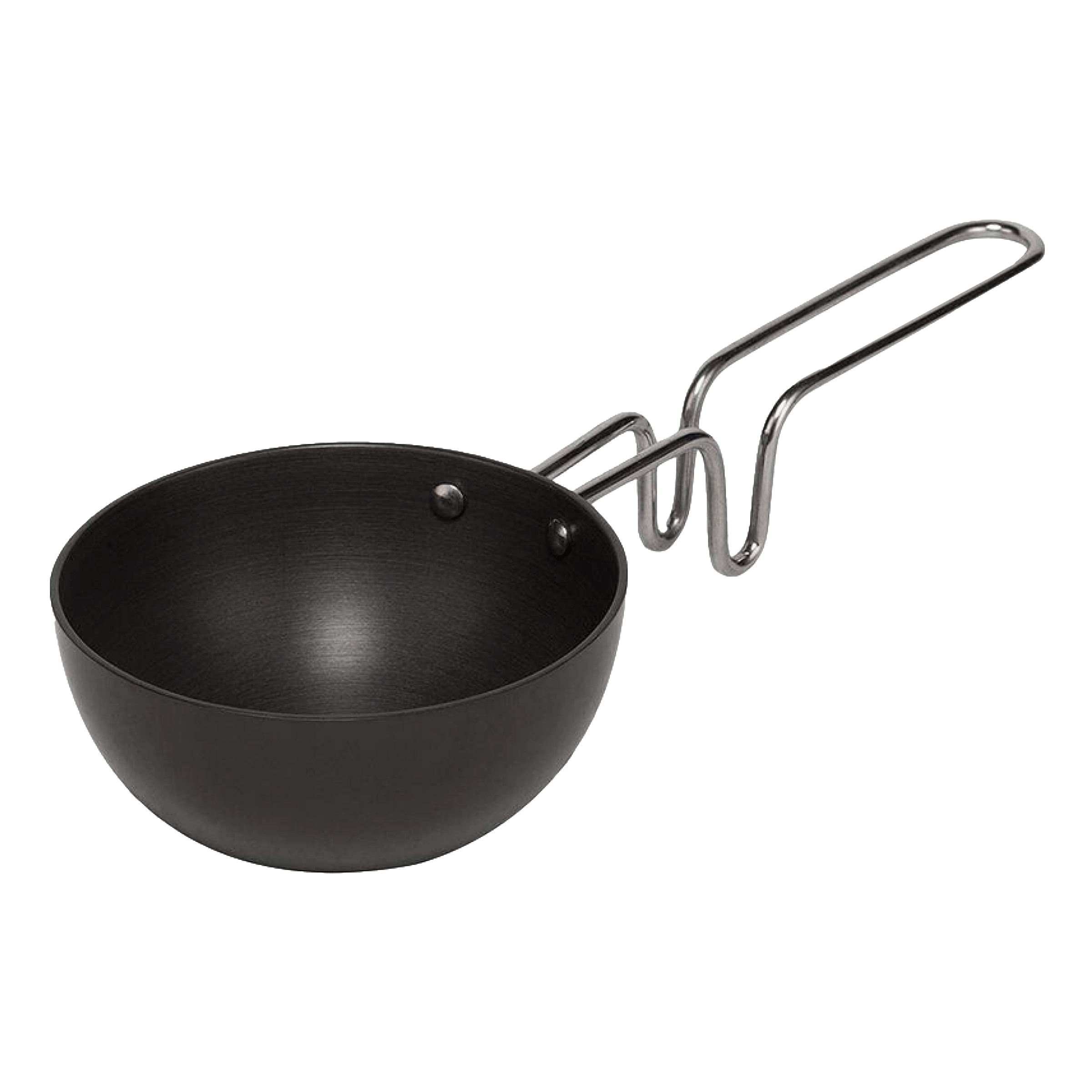 WONDERCHEF 300ml Non Stick Aluminium Tadka Pan (Corrosion & Stain Resistance, Black)_1