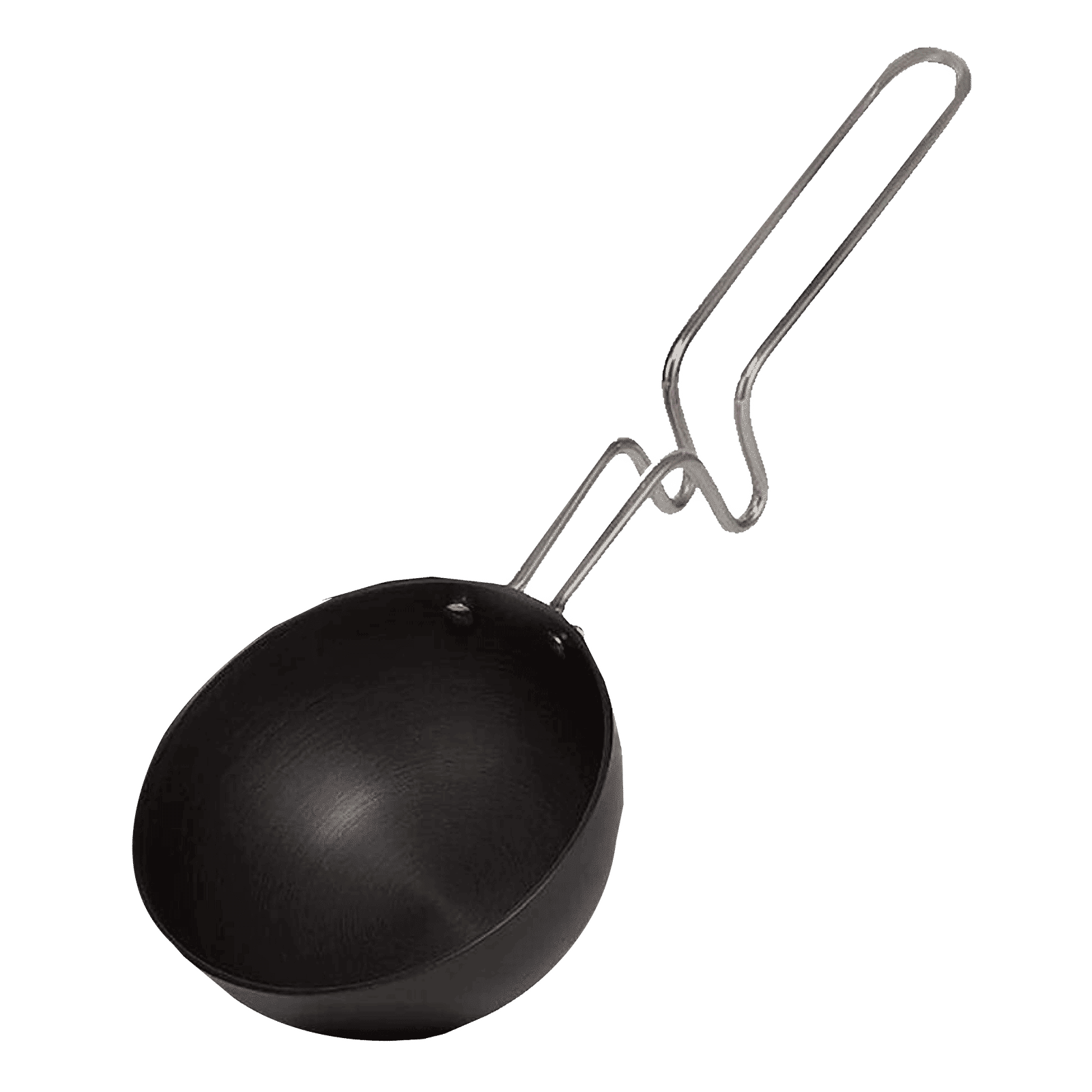 WONDERCHEF 300ml Non Stick Aluminium Tadka Pan (Corrosion & Stain Resistance, Black)_4