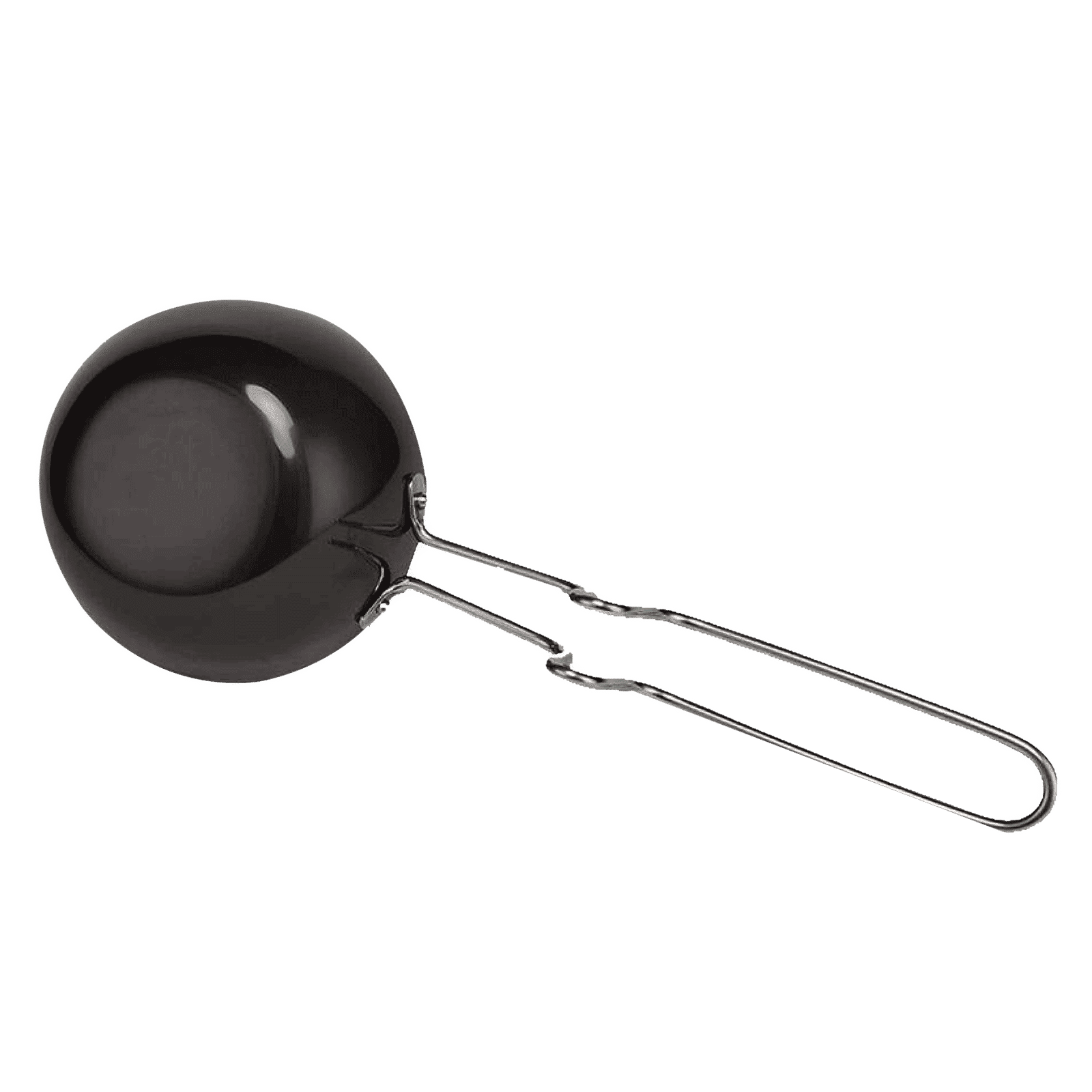 WONDERCHEF 300ml Non Stick Aluminium Tadka Pan (Corrosion & Stain Resistance, Black)_5