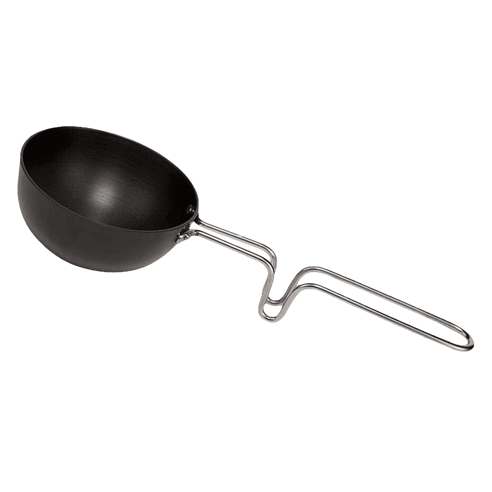 WONDERCHEF 300ml Non Stick Aluminium Tadka Pan (Corrosion & Stain Resistance, Black)_8