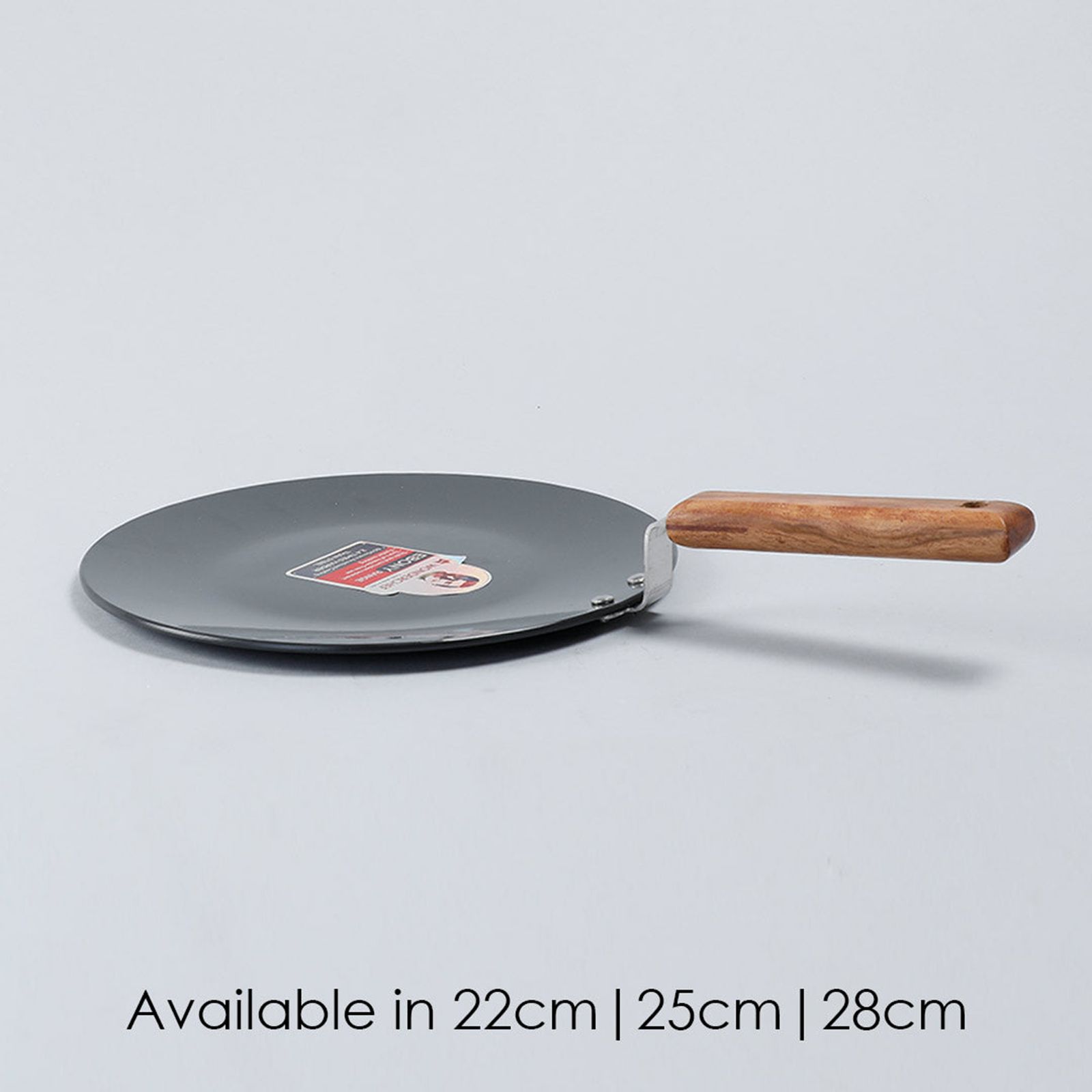 WONDERCHEF Ebony 28cm Non Stick Aluminium Roti Tawa (Induction Compatible, Scratch Resistant, Black)_9