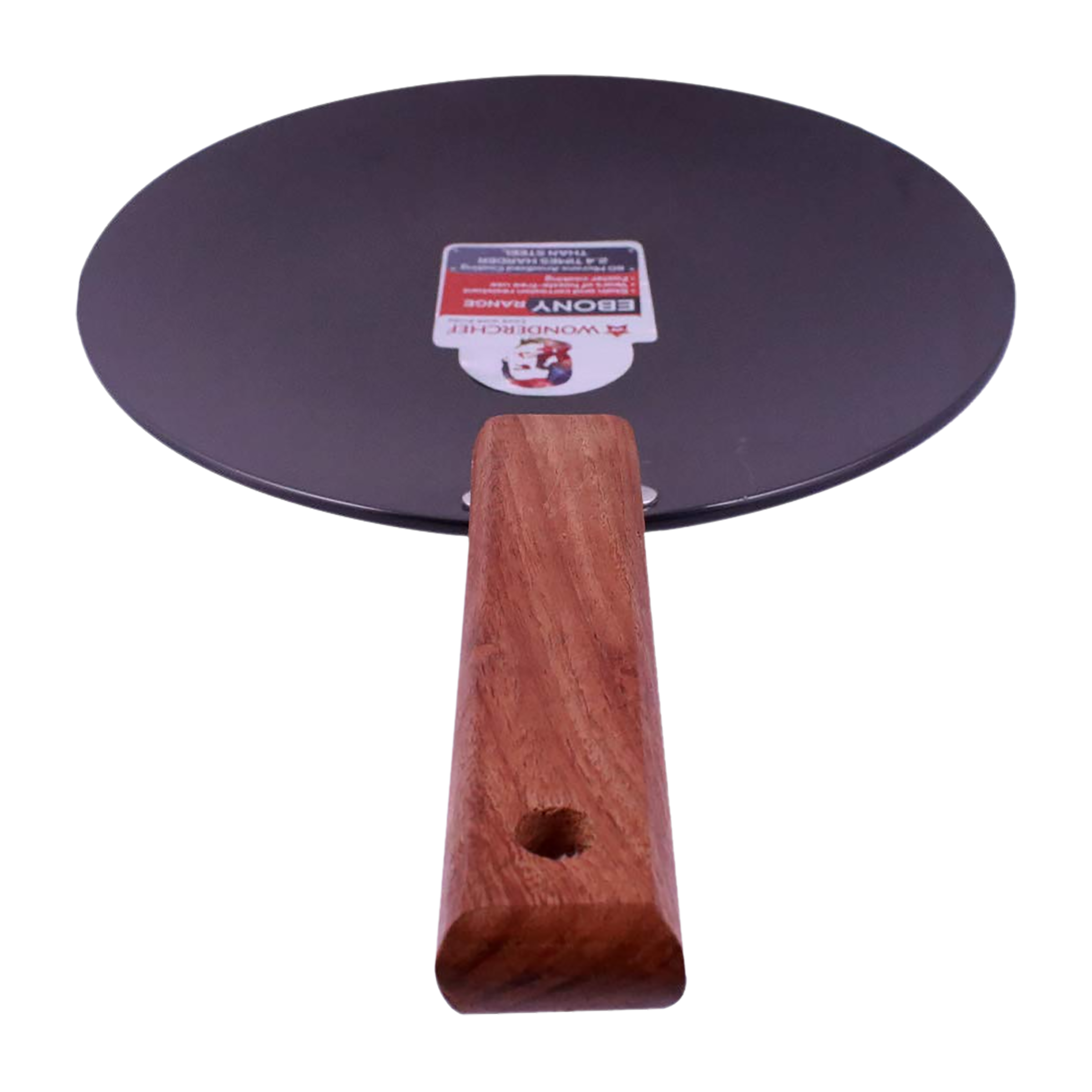 WONDERCHEF Ebony 28cm Non Stick Aluminium Roti Tawa (Induction Compatible, Scratch Resistant, Black)_7