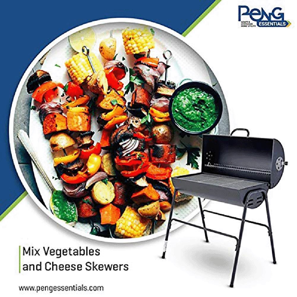 Peng Essential Foldable Charcoal Barbeque Grill (Scratch Resistant)_9