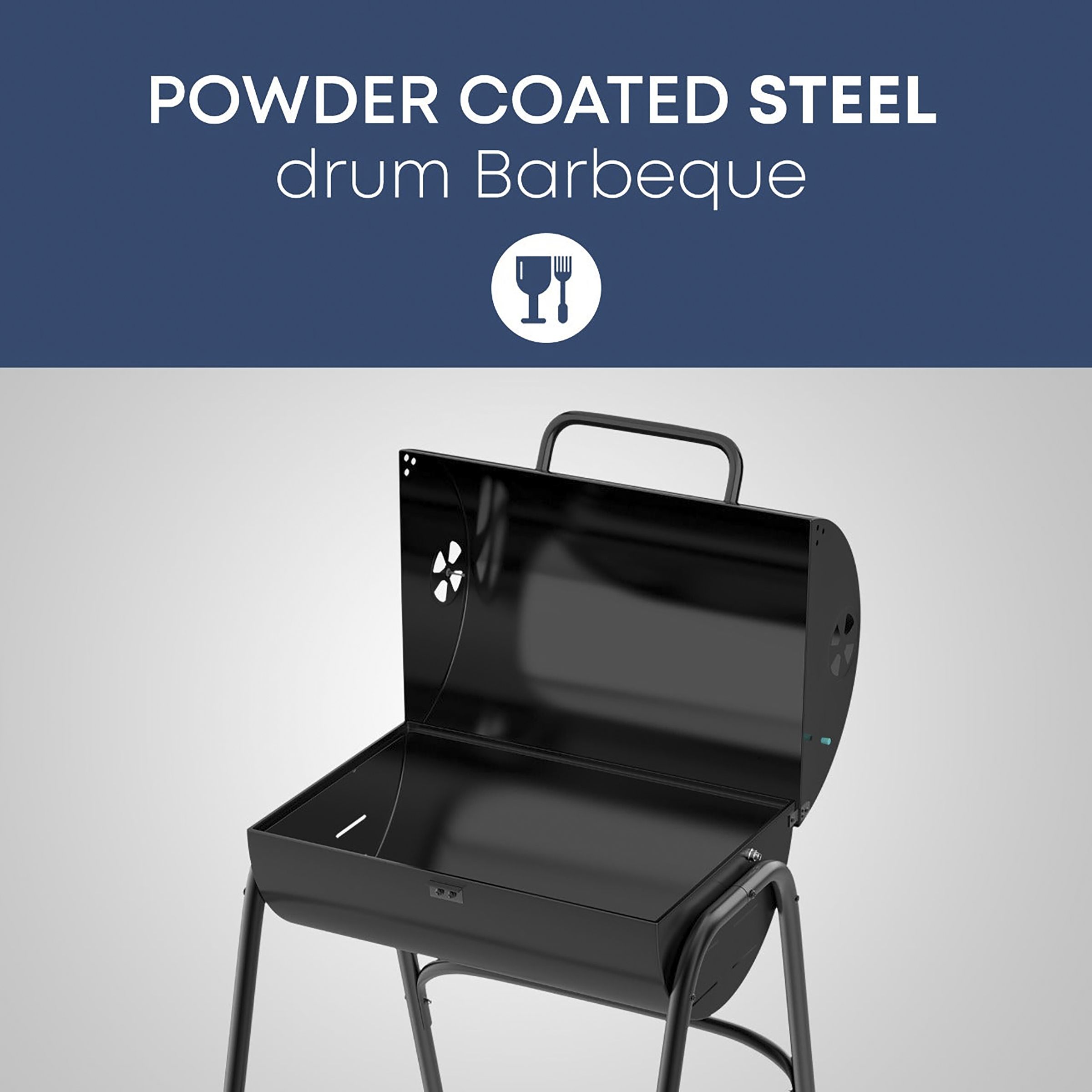 Peng Essential Foldable Charcoal Barbeque Grill (Scratch Resistant)_15