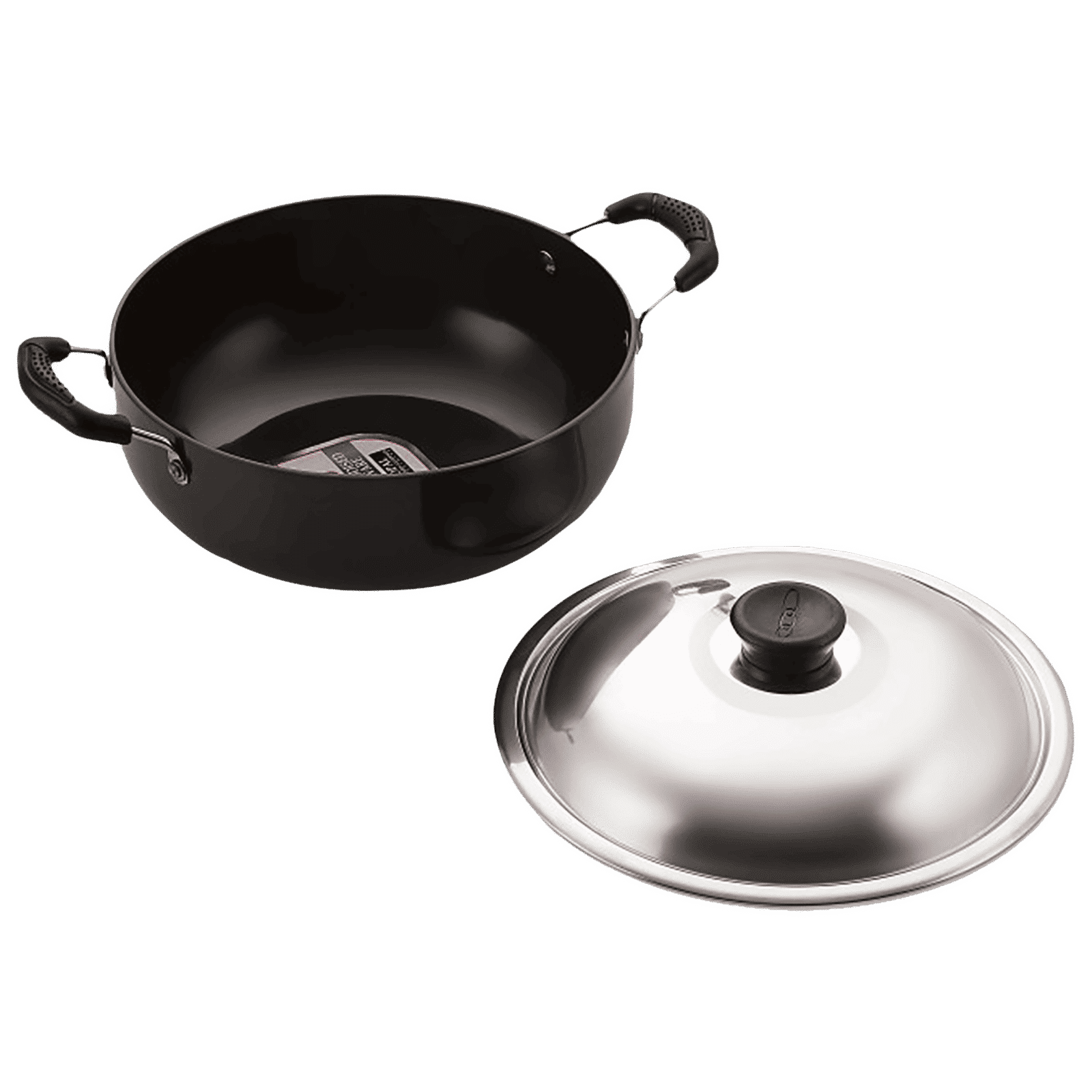 Anjali Black Emerald Carbon Jade Gift Set 4 Pcs Cookware Set (Even Heat Distribution, Black)_3