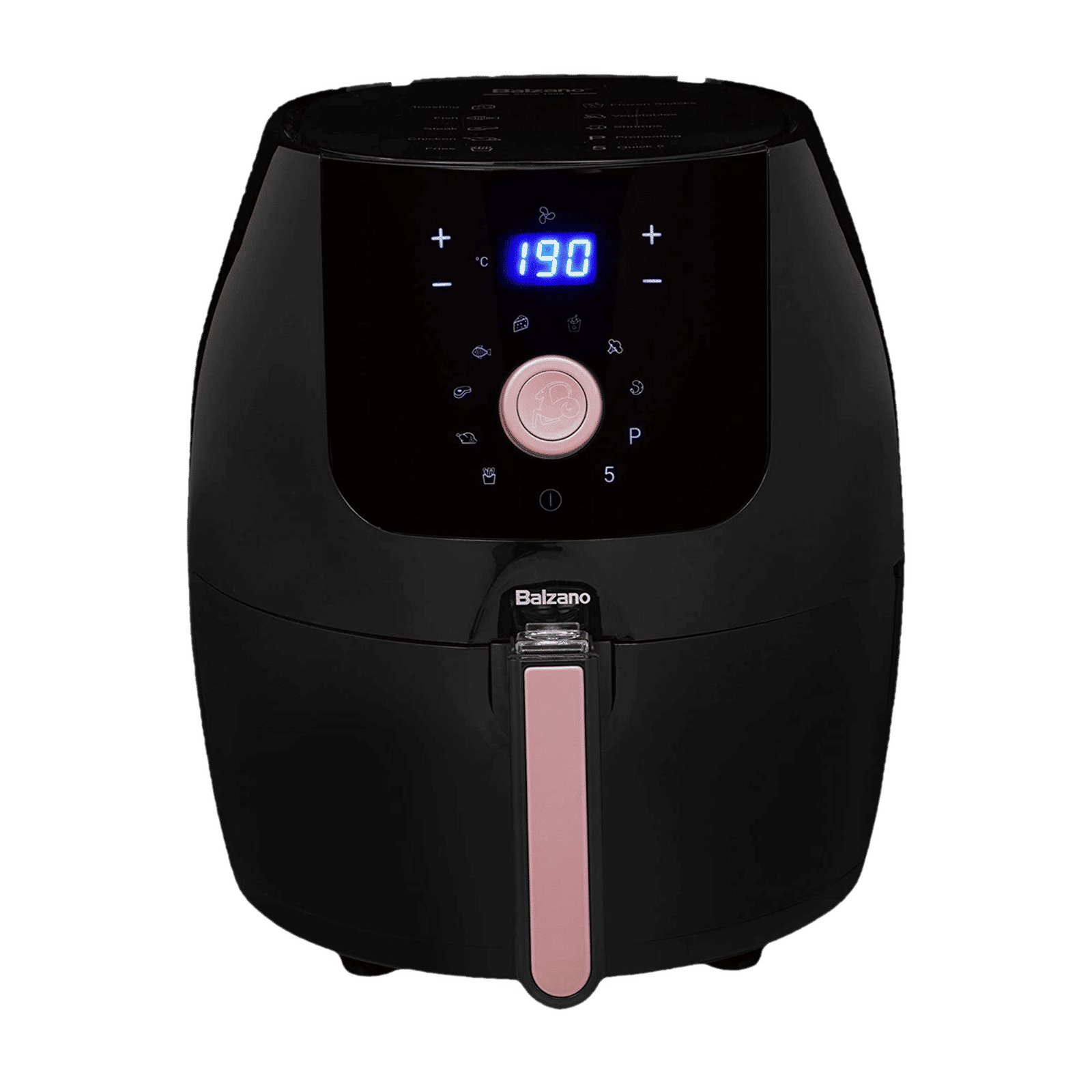 Balzano 5.5L 1700 Watt Digital Air Fryer with Rapid Heat Circulation Technology (Black)_1