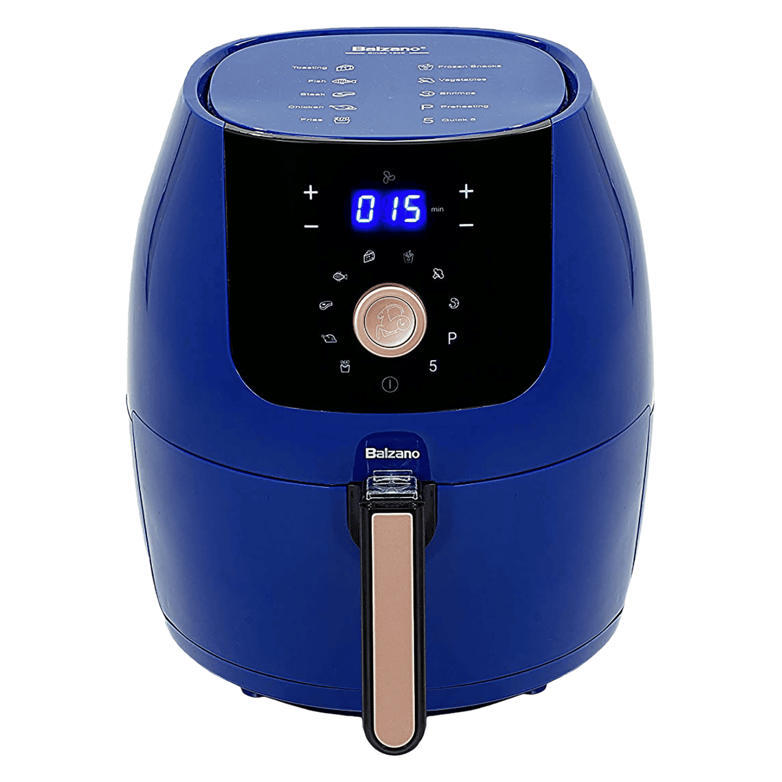 Balzano 5.5L 1700 Watt Digital Air Fryer with Rapid Heat Circulation Technology (Blue)_1