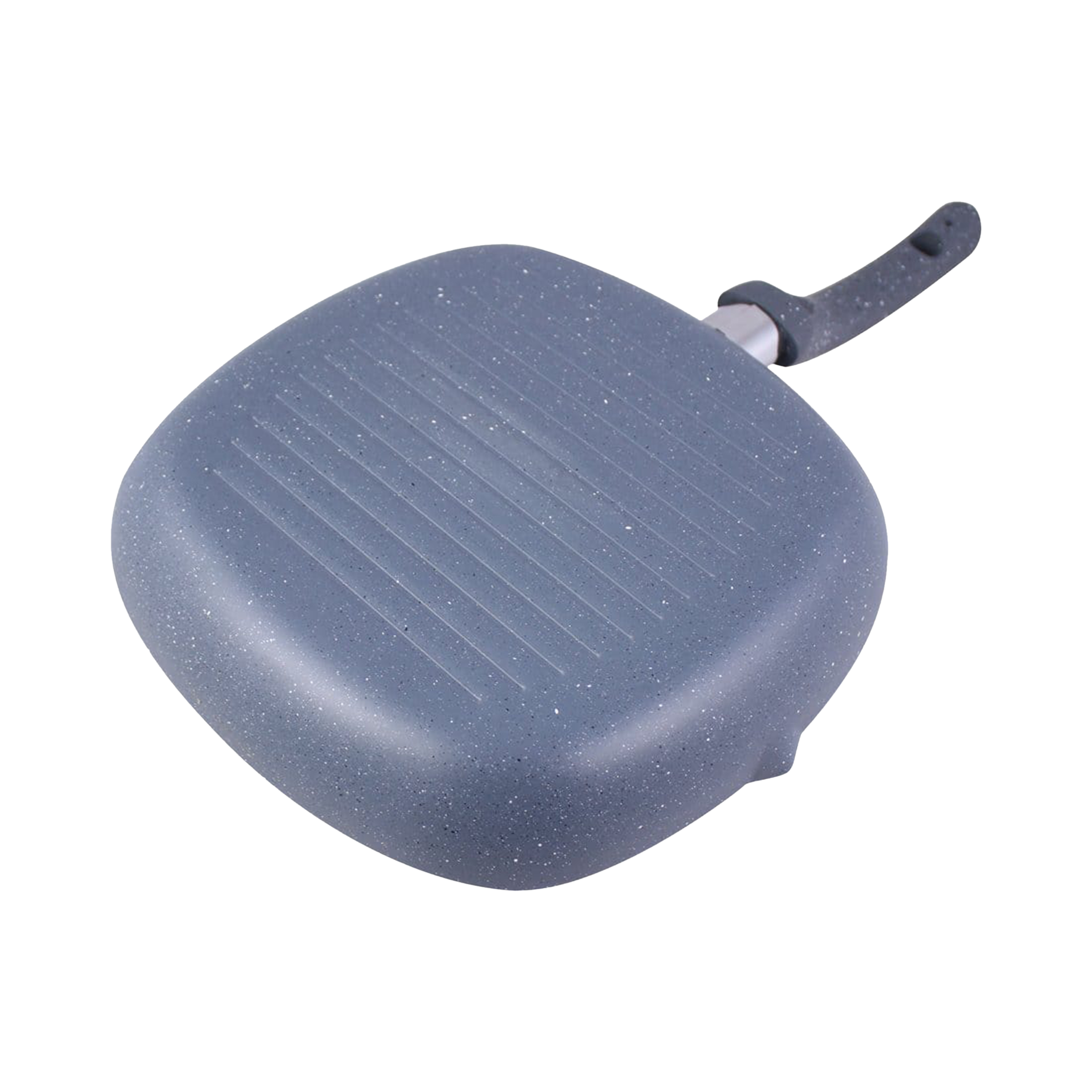 WONDERCHEF Granite 1.8L Non Stick Aluminium Grill Pan (Induction Compatible, Even Heat Distribution, Grey)_11