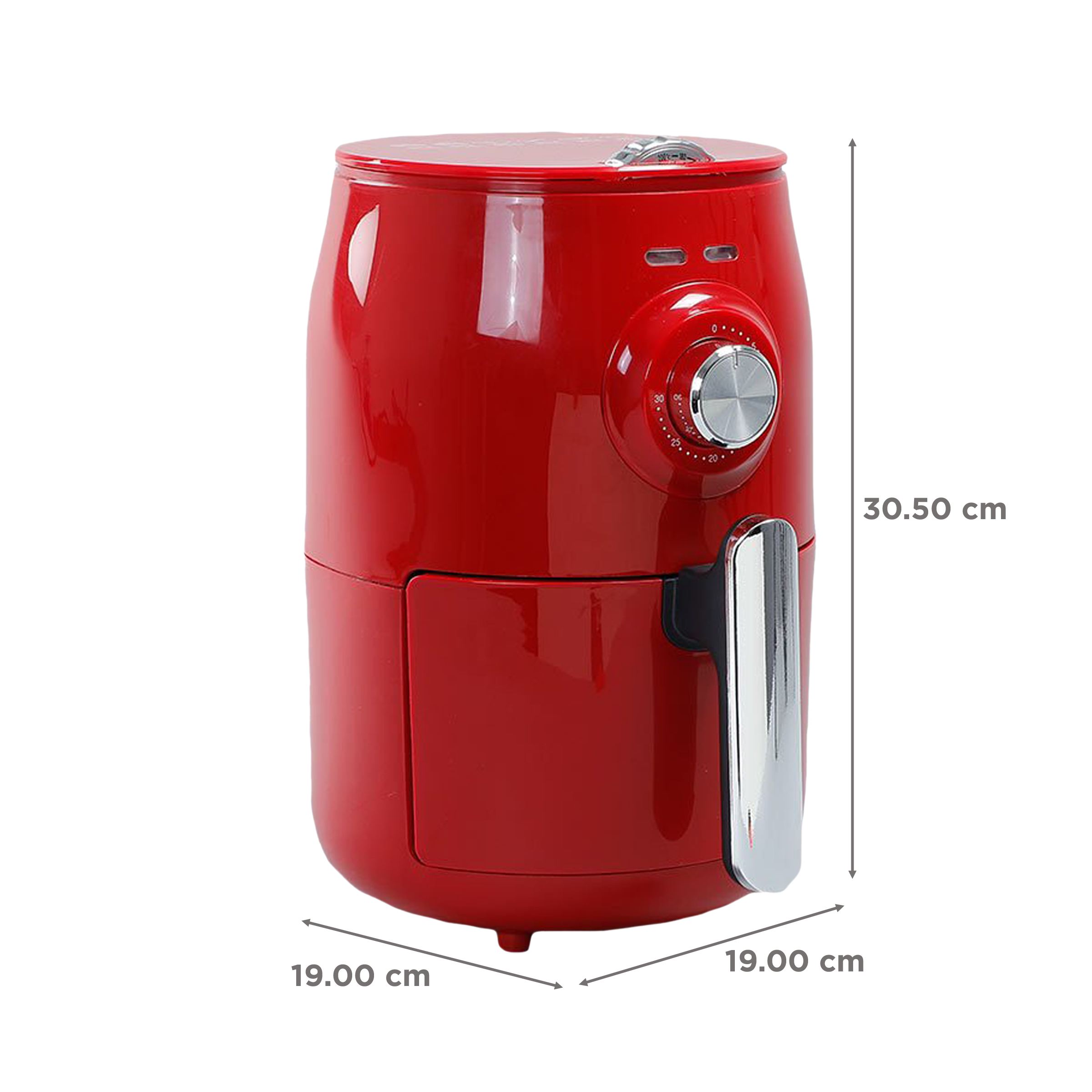 WONDERCHEF Crimson Edge 1.8L 1000 Watt Air Fryer with Rapid Air Technology (Red)_2