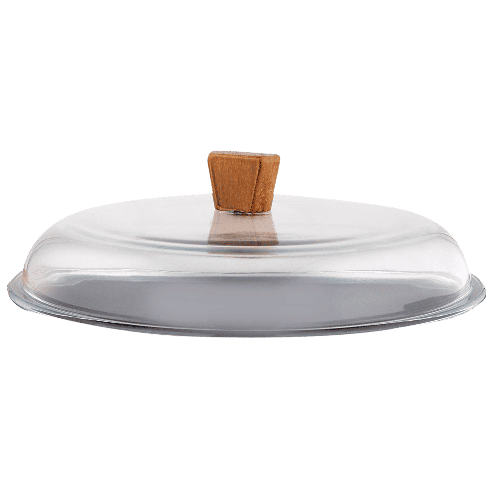 WONDERCHEF Caesar 4.07L Non Stick Aluminium Casserole with Glass Lid (Induction Compatible, Ergonomic Wooden Handles, Black) WONDERCHEF Caesar 4.07L Non Stick Aluminium Casserole with Glass Lid (Induction Compatible, Ergonomic Wooden Handles, Black)_8