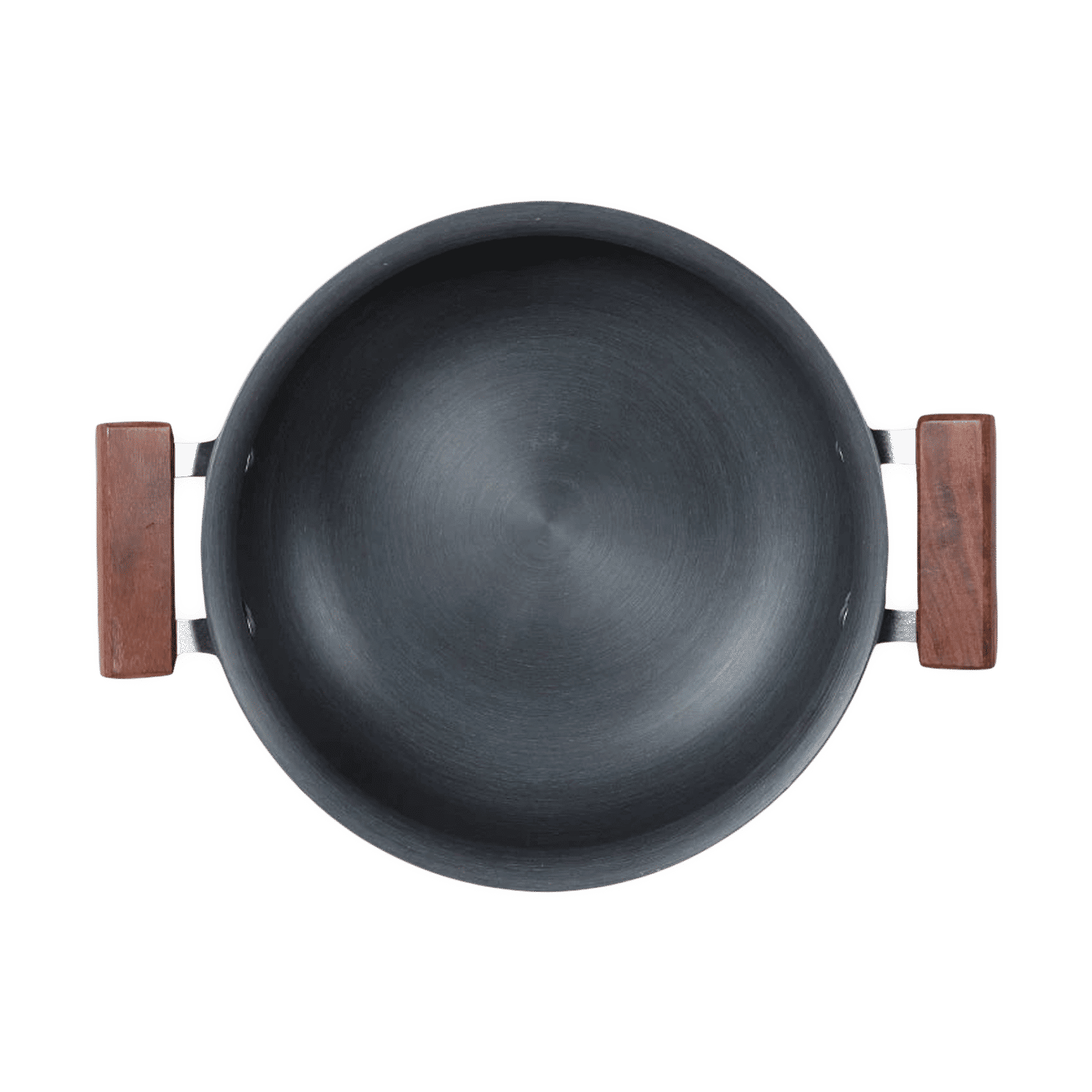 WONDERCHEF Ebony 5L Non Stick Aluminium & Wood Biryani Handi with Stainless Steel Lid (Induction Compatible, Even Heat Distribution, Black)_5