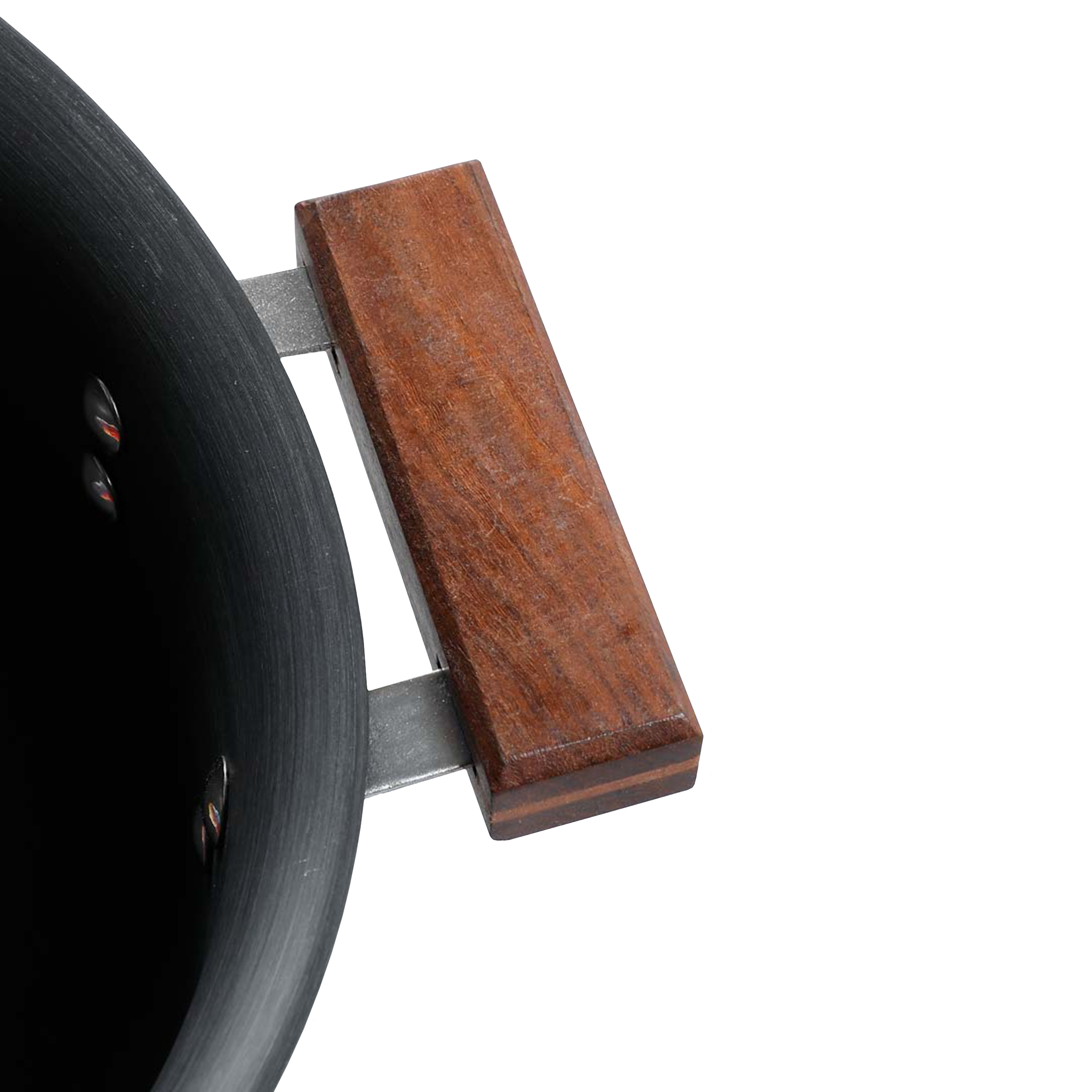 WONDERCHEF Ebony 5L Non Stick Aluminium & Wood Biryani Handi with Stainless Steel Lid (Induction Compatible, Even Heat Distribution, Black)_7