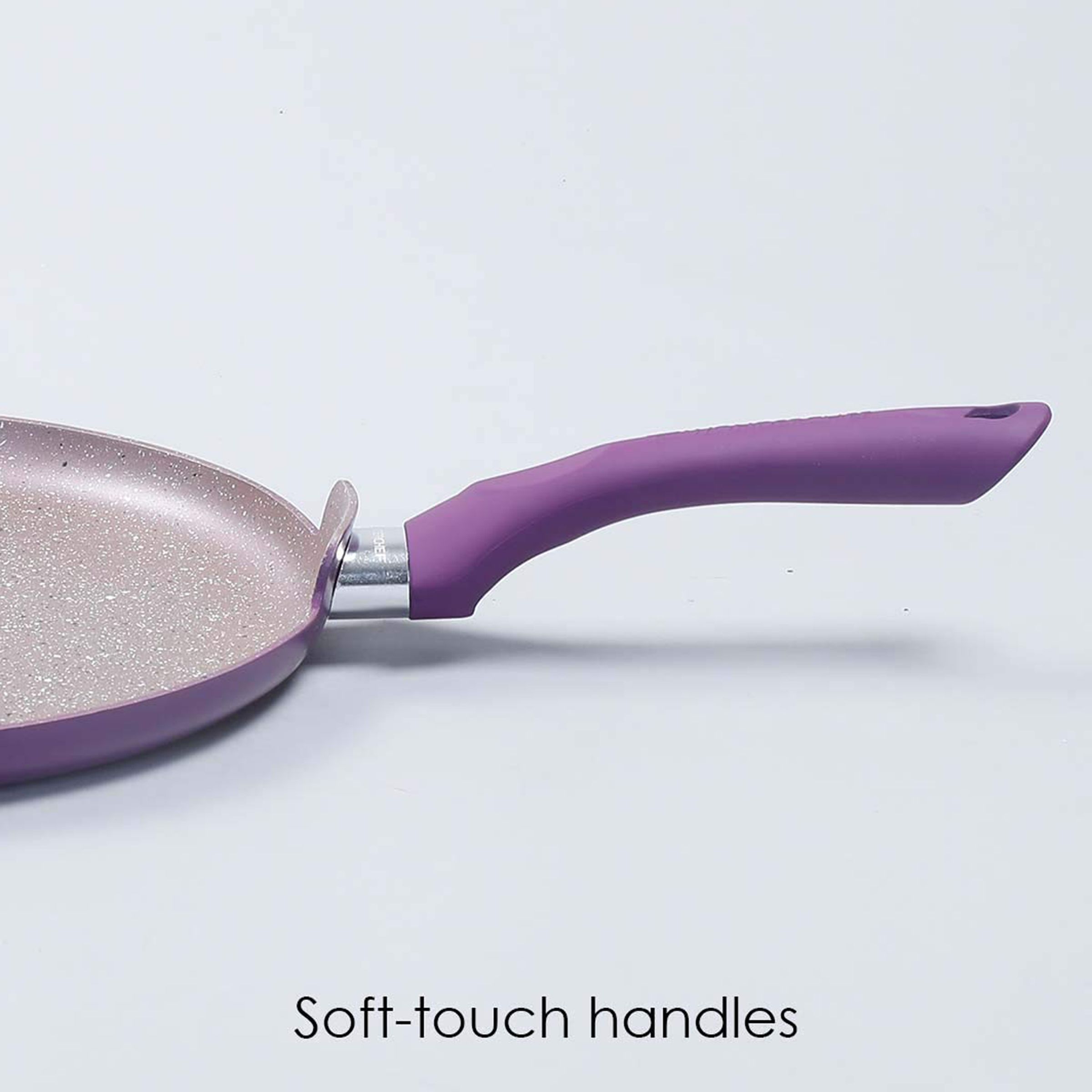 WONDERCHEF Royal Velvet 28cm Non Stick Aluminium Dosa Tawa (Induction Compatible, Even Heat Distribution, Purple)_16