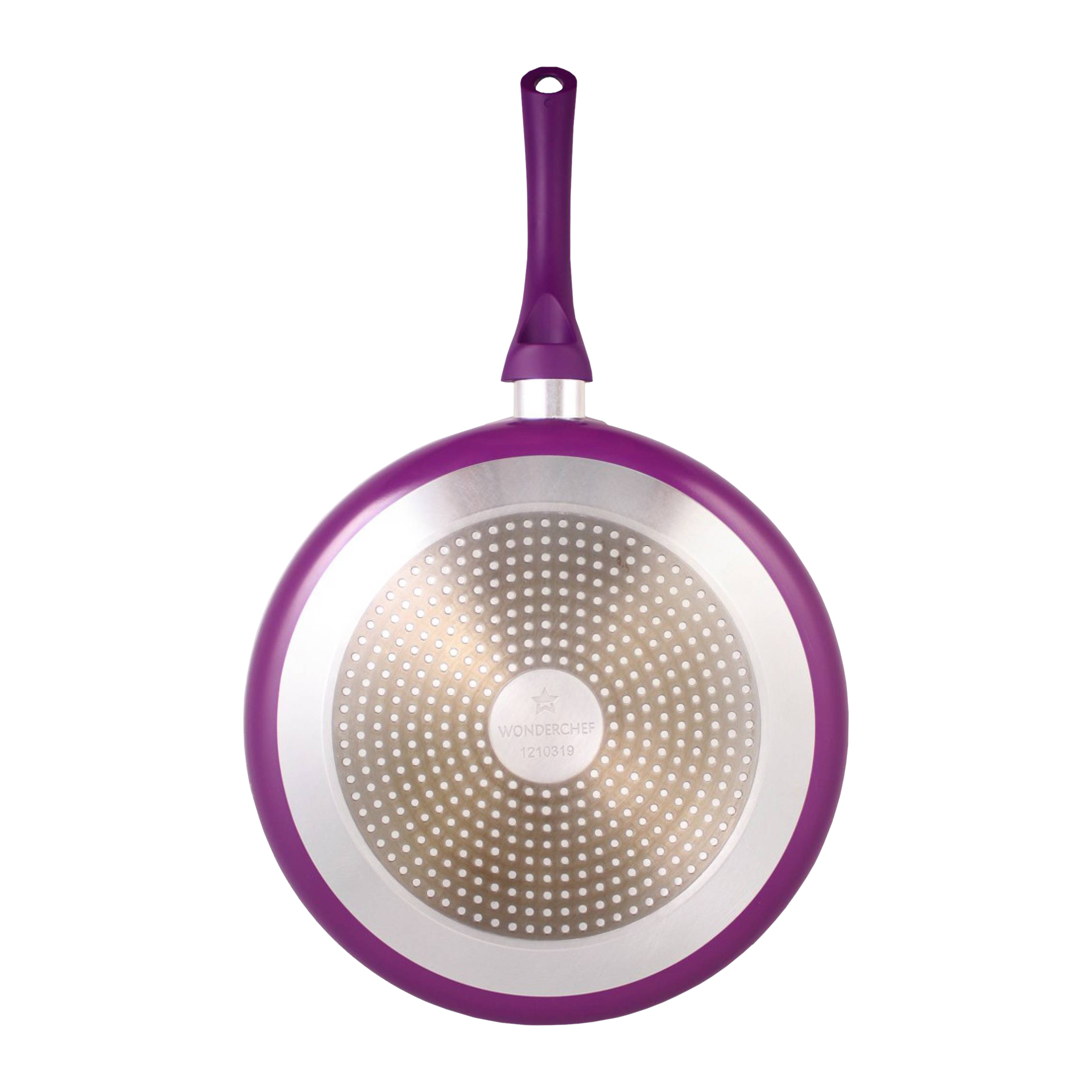 WONDERCHEF Royal Velvet 28cm Non Stick Aluminium Dosa Tawa (Induction Compatible, Even Heat Distribution, Purple)_5