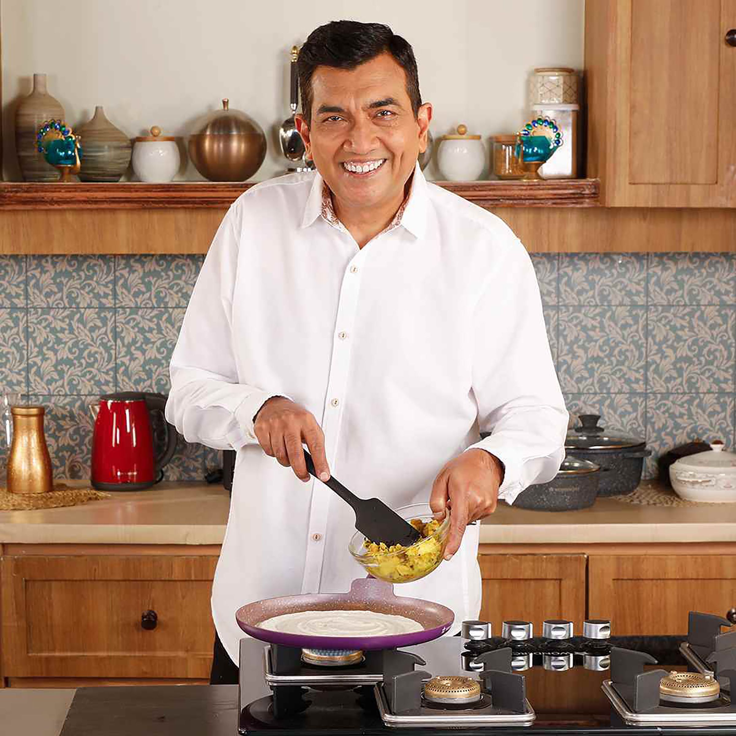 WONDERCHEF Royal Velvet 28cm Non Stick Aluminium Dosa Tawa (Induction Compatible, Even Heat Distribution, Purple)_7