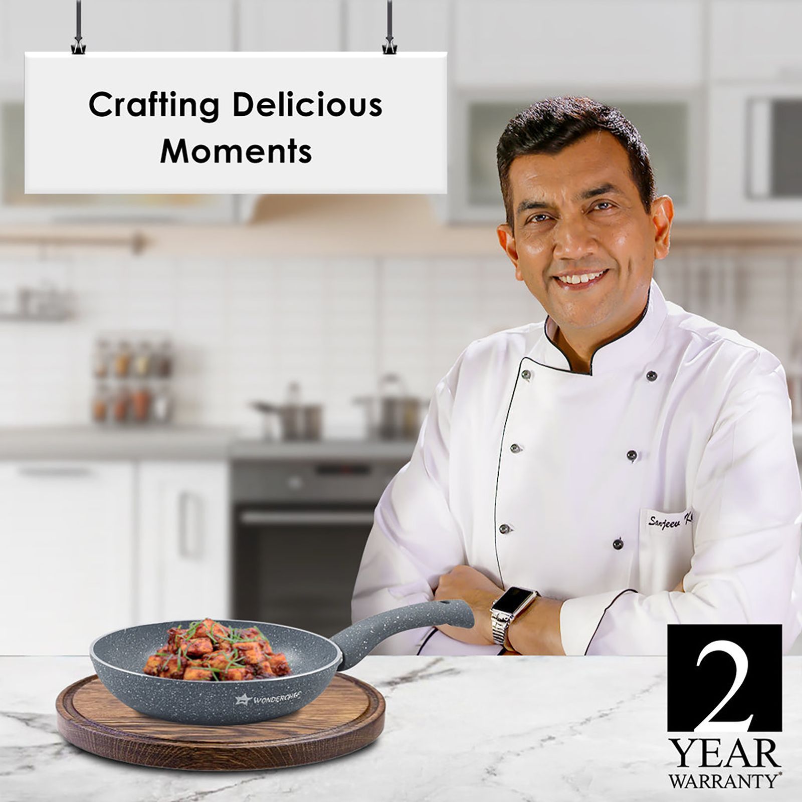 WONDERCHEF Granite Frying Pan (Non-Stick Coating, 63152037, Grey)_19