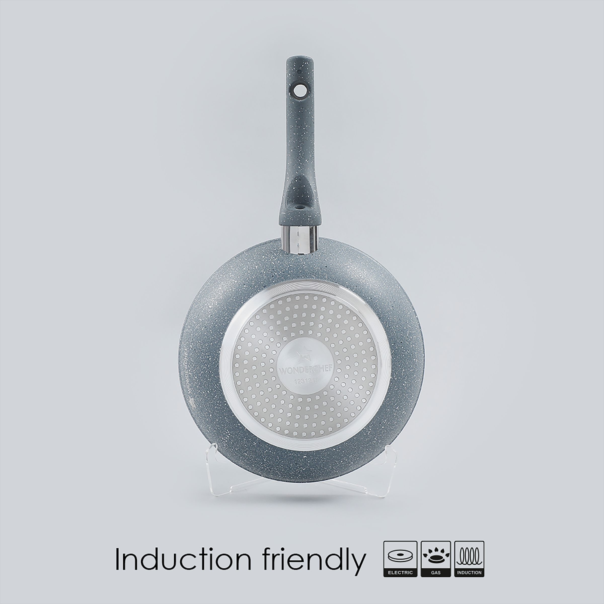 WONDERCHEF Granite Frying Pan (Non-Stick Coating, 63152037, Grey)_9