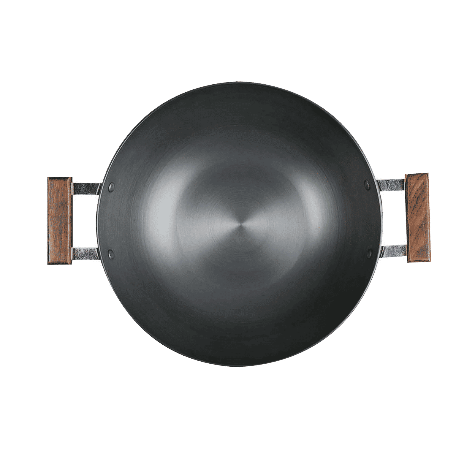WONDERCHEF Ebony 4.5L Aluminium Wok with Stainless Steel Lid (Induction Compatible, Even Heat Distribution, Black/Brown)_4