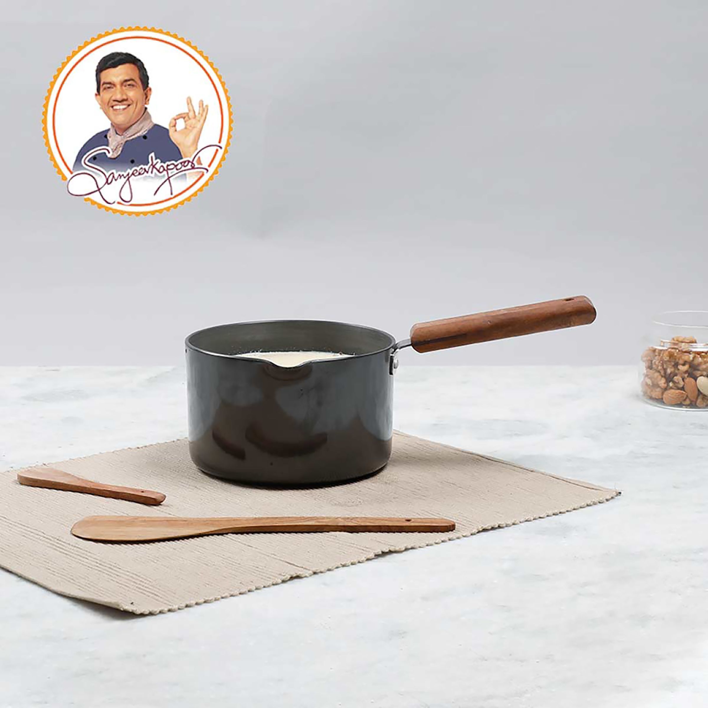 WONDERCHEF Ebony Sauce Pan (Hard Anodized Coating, 63152546, Black/Brown) WONDERCHEF Ebony Sauce Pan (Hard Anodized Coating, 63152546, Black/Brown)_9