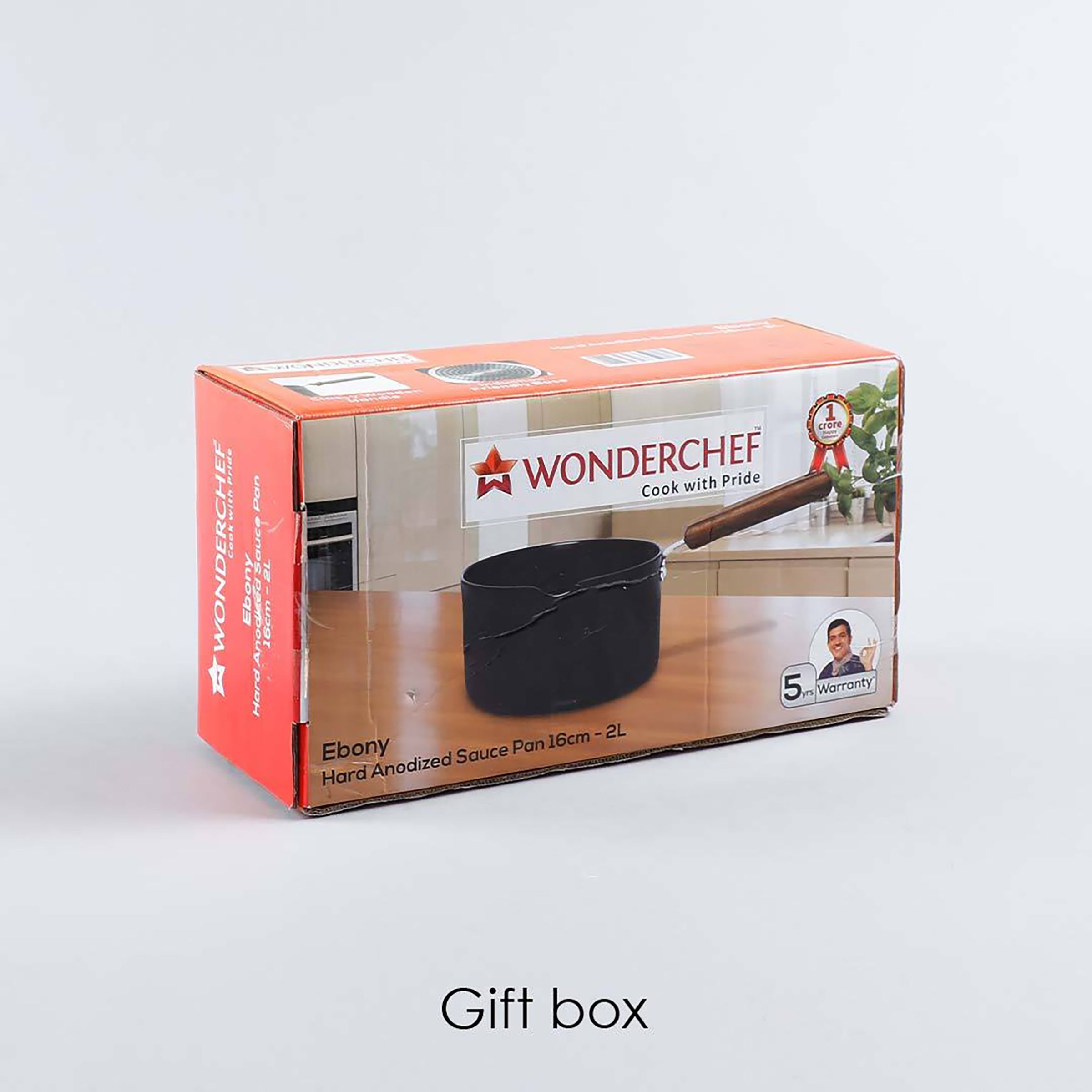 WONDERCHEF Ebony Sauce Pan (Hard Anodized Coating, 63152546, Black/Brown) WONDERCHEF Ebony Sauce Pan (Hard Anodized Coating, 63152546, Black/Brown)_12