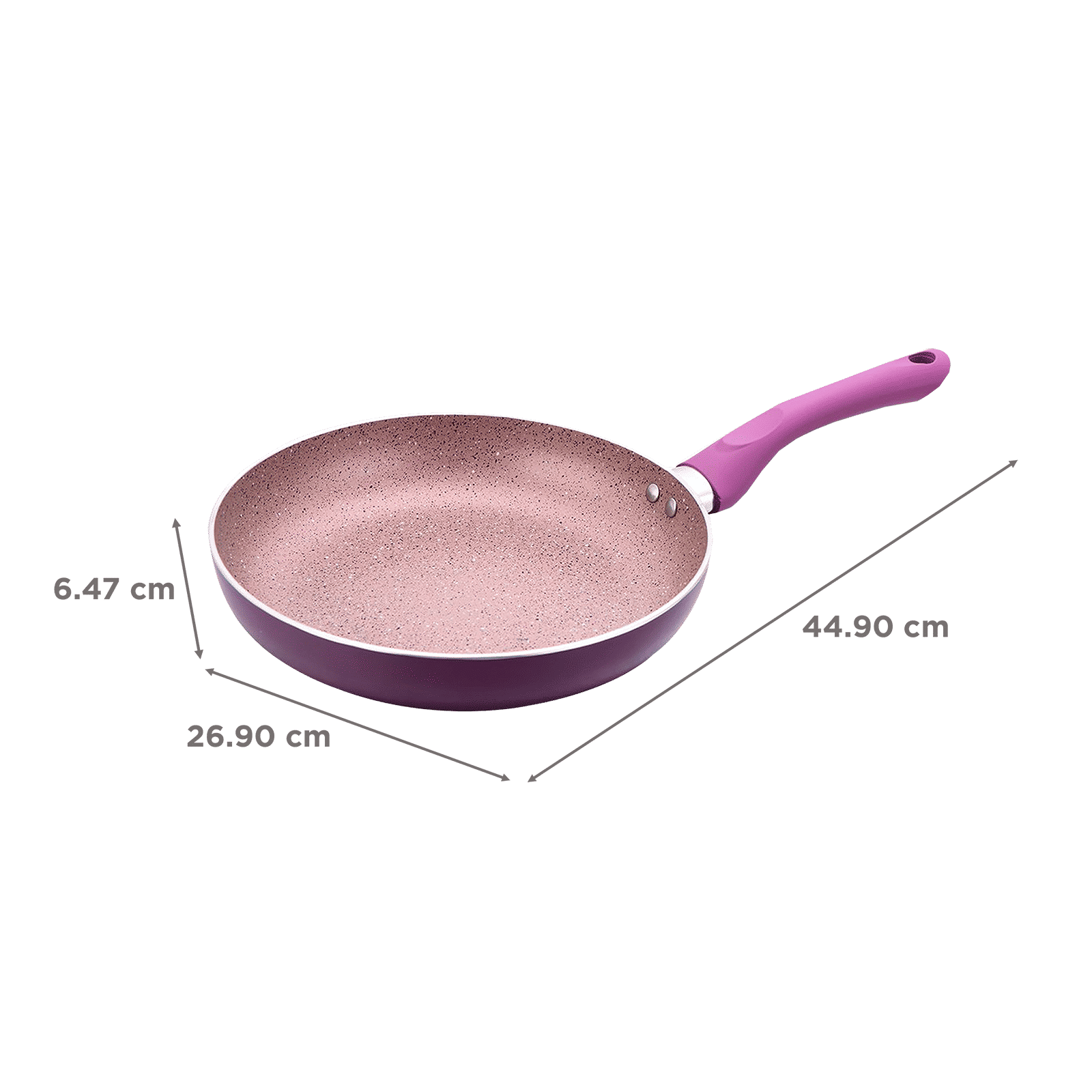 WONDERCHEF Royal Velvet Frying Pan (Non-Stick Coating, 63152945, Purple) WONDERCHEF Royal Velvet Frying Pan (Non-Stick Coating, 63152945, Purple)_2