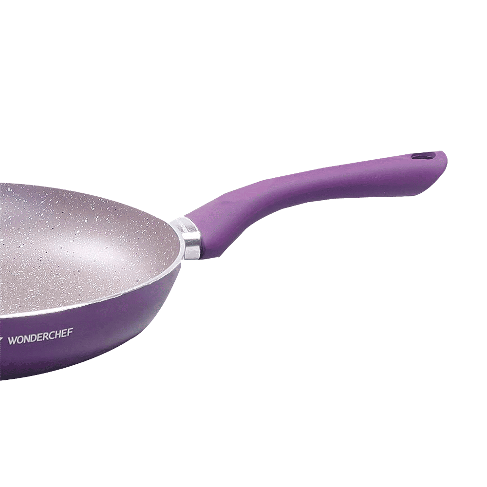 WONDERCHEF Royal Velvet Frying Pan (Non-Stick Coating, 63152945, Purple) WONDERCHEF Royal Velvet Frying Pan (Non-Stick Coating, 63152945, Purple)_5