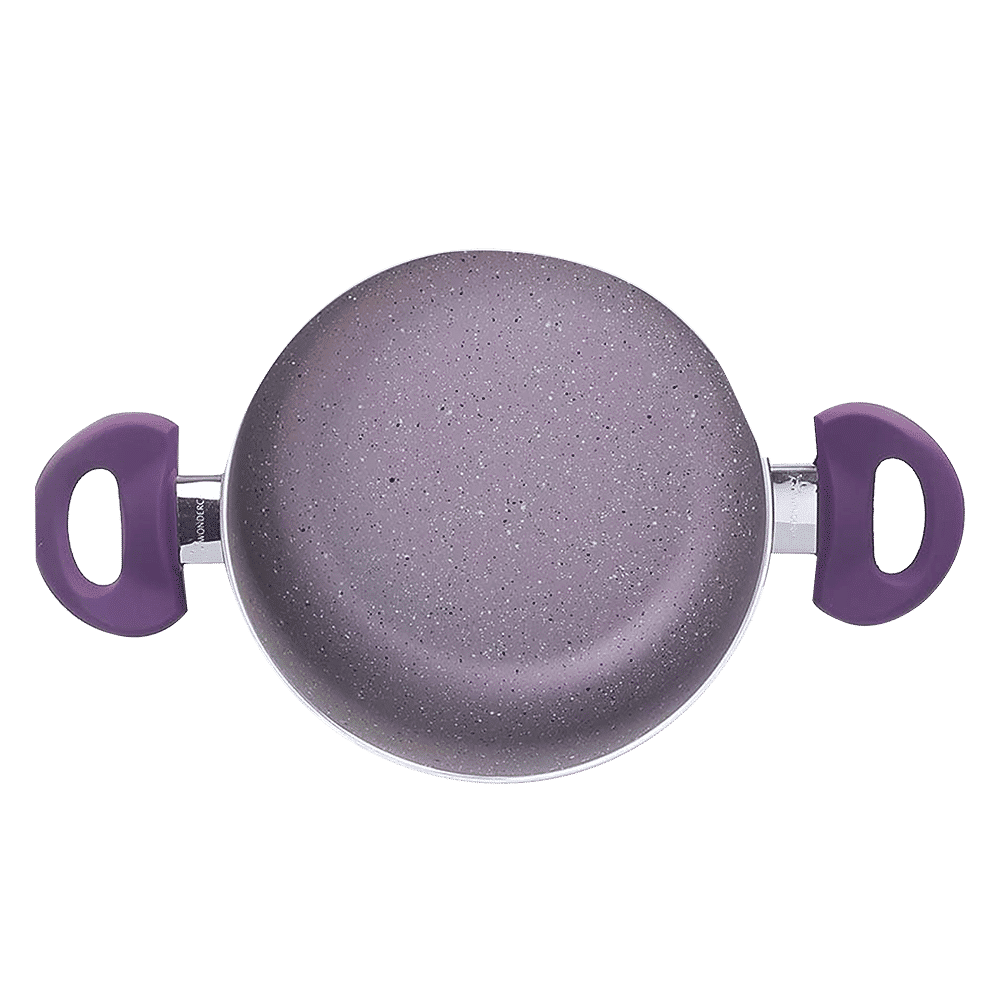 WONDERCHEF Royal Velvet Casserole with Lid (Non-Stick Coating, 63152349, Purple)_6