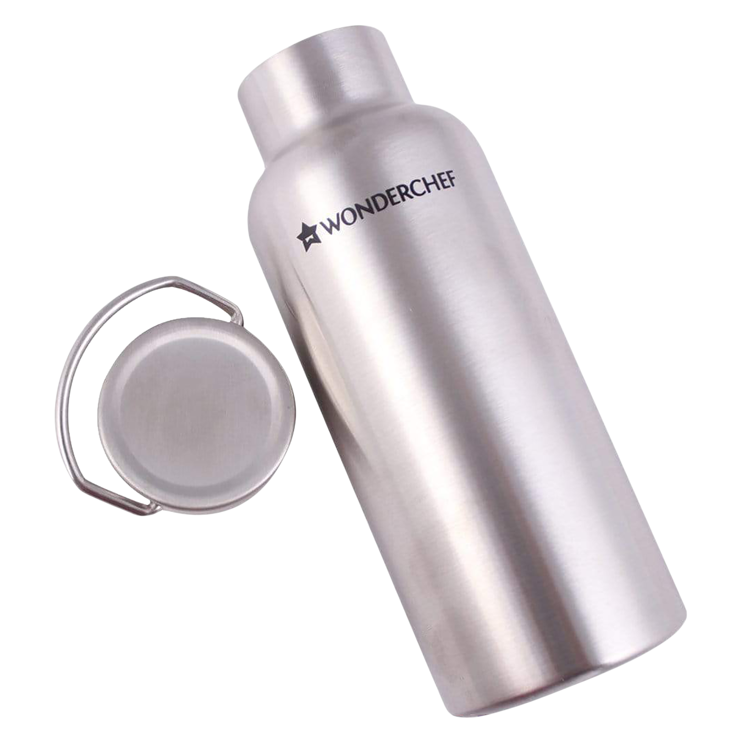 WONDERCHEF Milch-Bot 500ml Stainless Steel Hot & Cold Double Wall Flask (BPA Free, Silver)_4