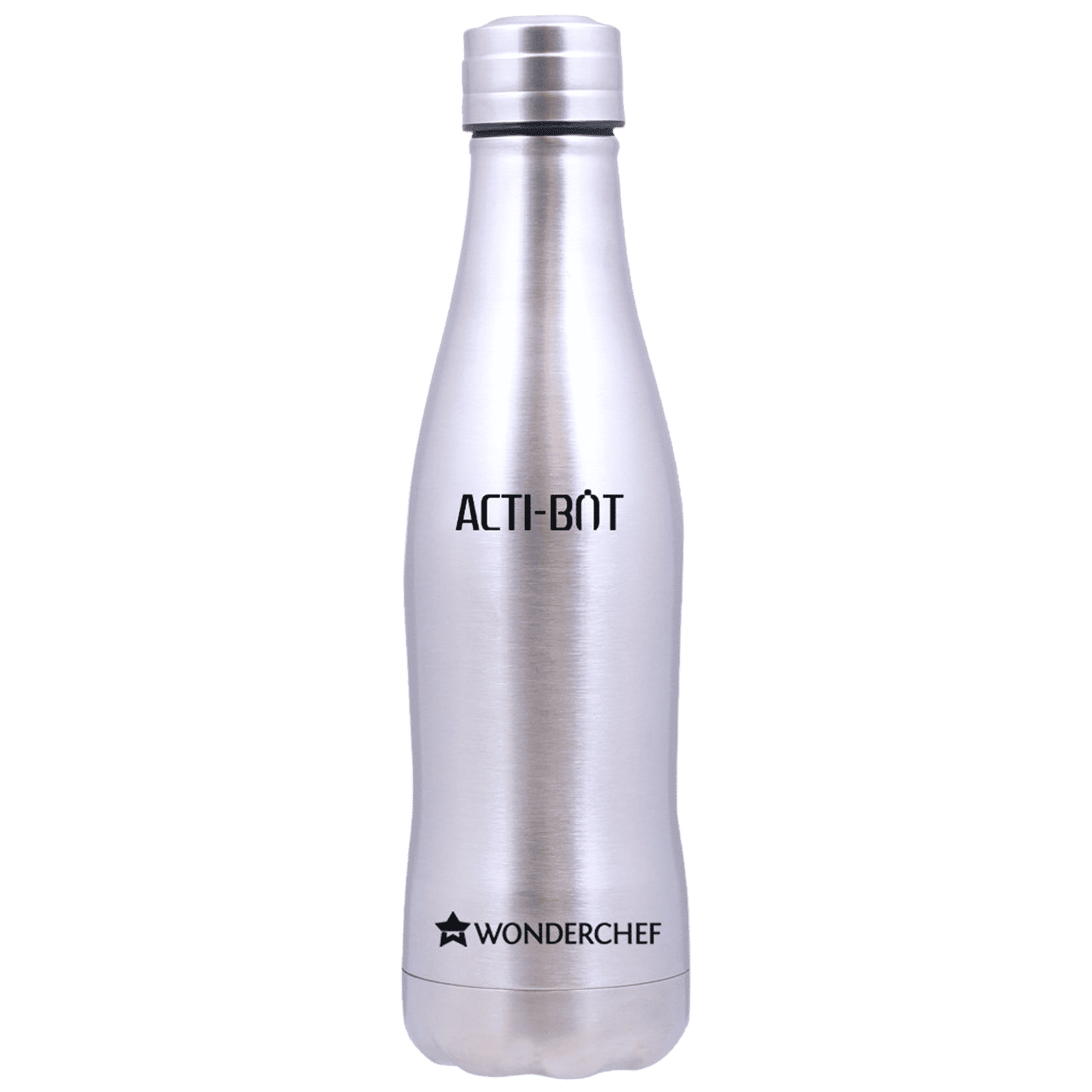 WONDERCHEF Acti-Bot 650ml Stainless Steel Single Wall Water Bottle (BPA Free, Silver)_1