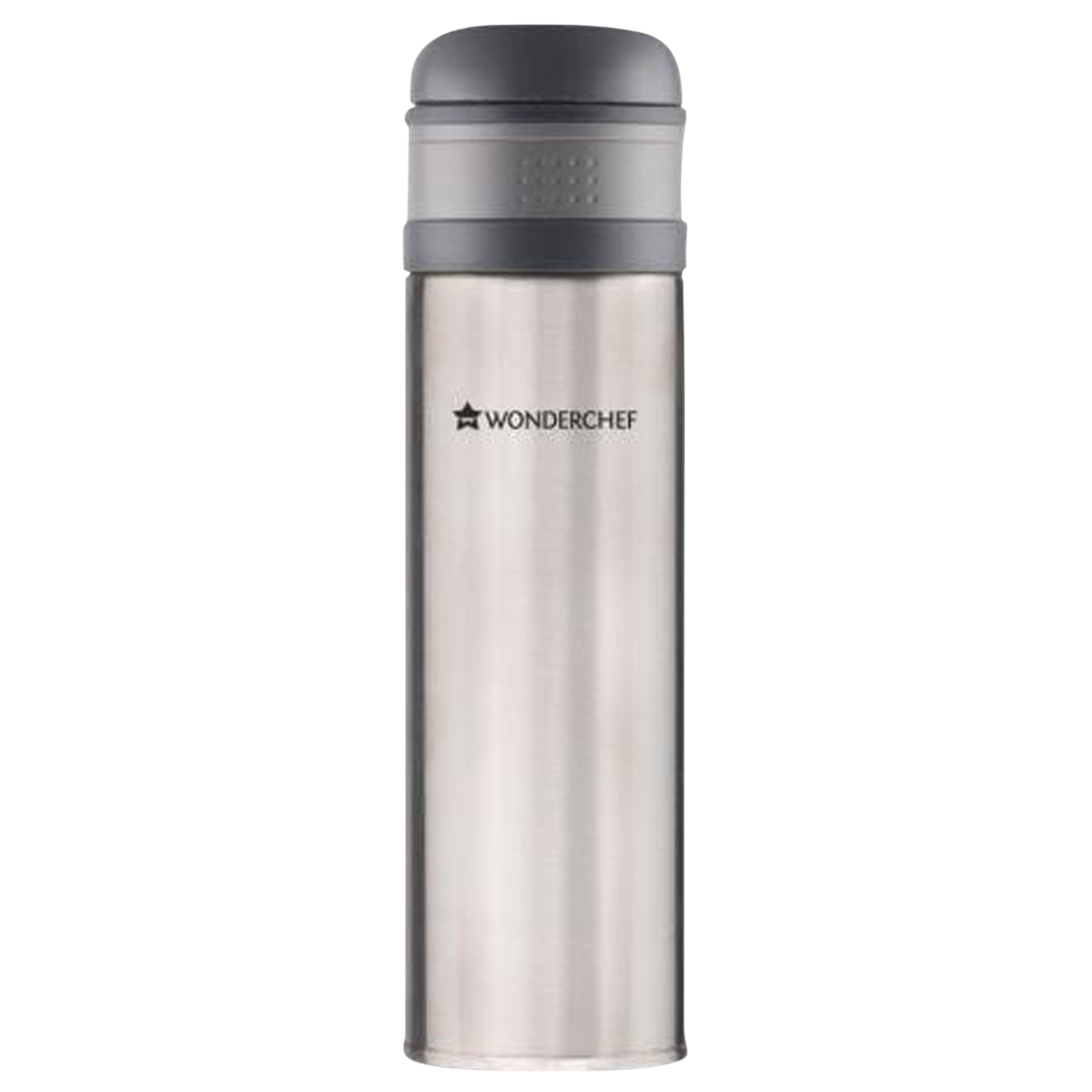 WONDERCHEF Uni-Bot 500ml Stainless Steel Hot & Cold Double Wall Flask (BPA Free, Silver) WONDERCHEF Uni-Bot 500ml Stainless Steel Hot & Cold Double Wall Flask (BPA Free, Silver)_1