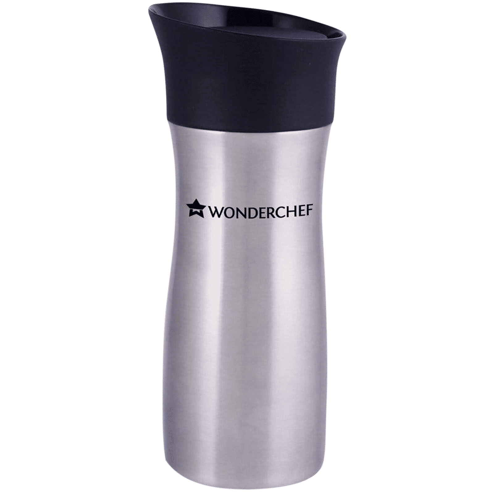 WONDERCHEF Travel Bot 300ml Stainless Steel Hot & Cold Double Wall Flask (BPA Free, Silver)_1