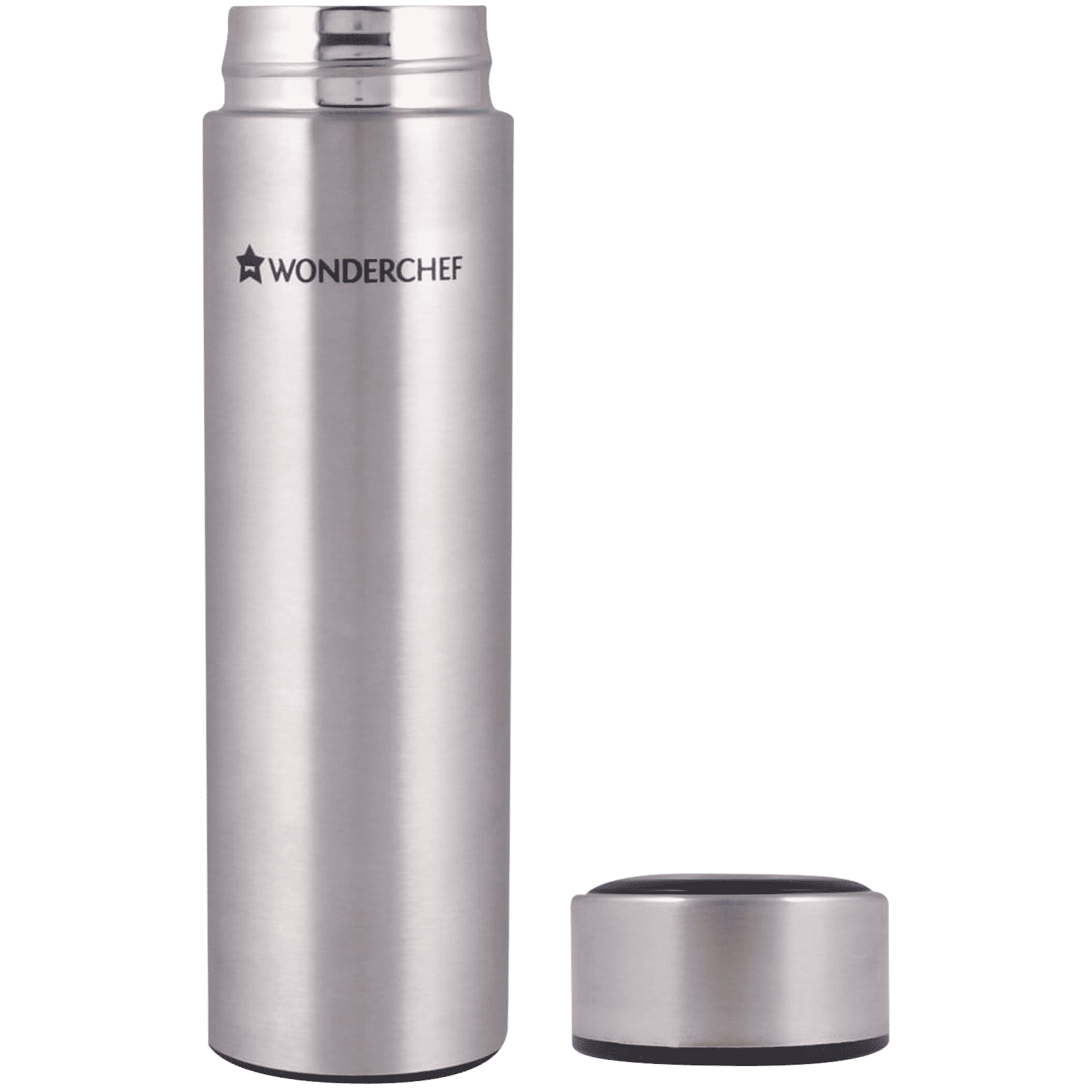 WONDERCHEF Nutri-Bot 480ml Stainless Steel Hot & Cold Double Wall Flask (BPA Free, Silver) WONDERCHEF Nutri-Bot 480ml Stainless Steel Hot & Cold Double Wall Flask (BPA Free, Silver)_4