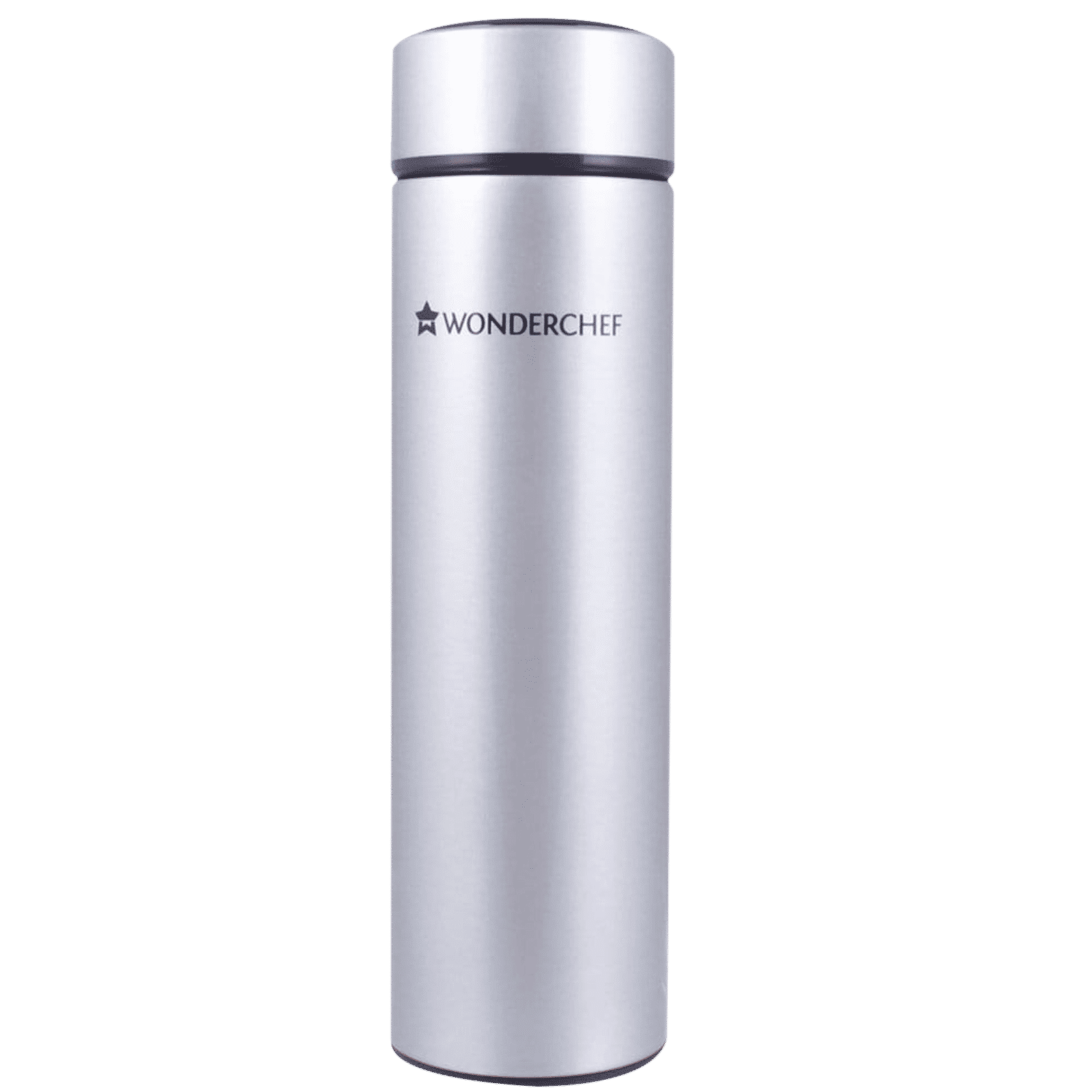 WONDERCHEF Nutri-Bot 480ml Stainless Steel Hot & Cold Double Wall Flask (BPA Free, Silver) WONDERCHEF Nutri-Bot 480ml Stainless Steel Hot & Cold Double Wall Flask (BPA Free, Silver)_1