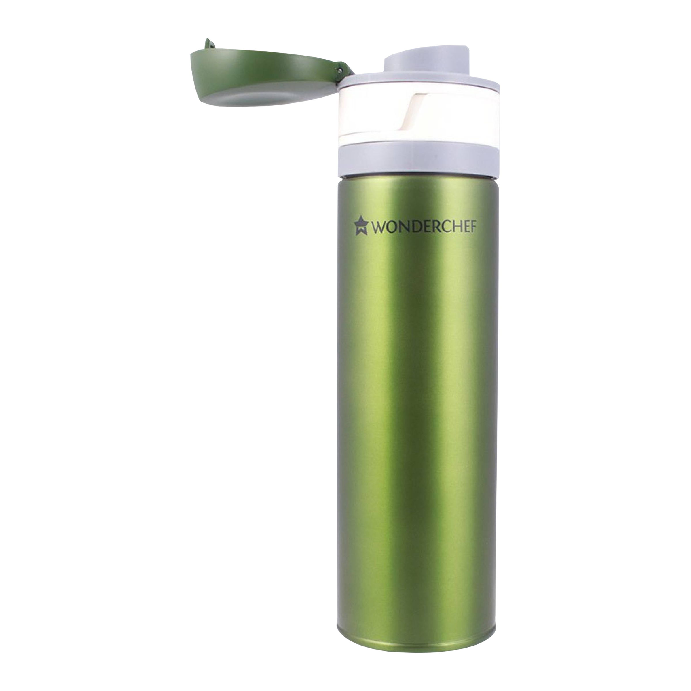 WONDERCHEF Uni-Bot 500ml Stainless Steel Hot & Cold Double Wall Flask (BPA Free, Olive Green)_12