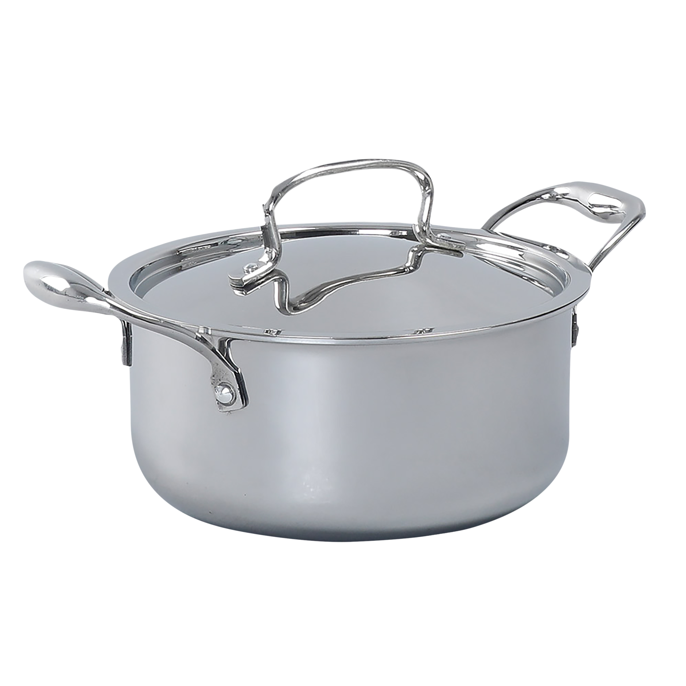 WONDERCHEF Nigella 4.8L Non Stick Aluminium & Stainless steel Casserole with Stainless Steel Lid (Induction Compatible, Even Heat Distribution, Silver)_11