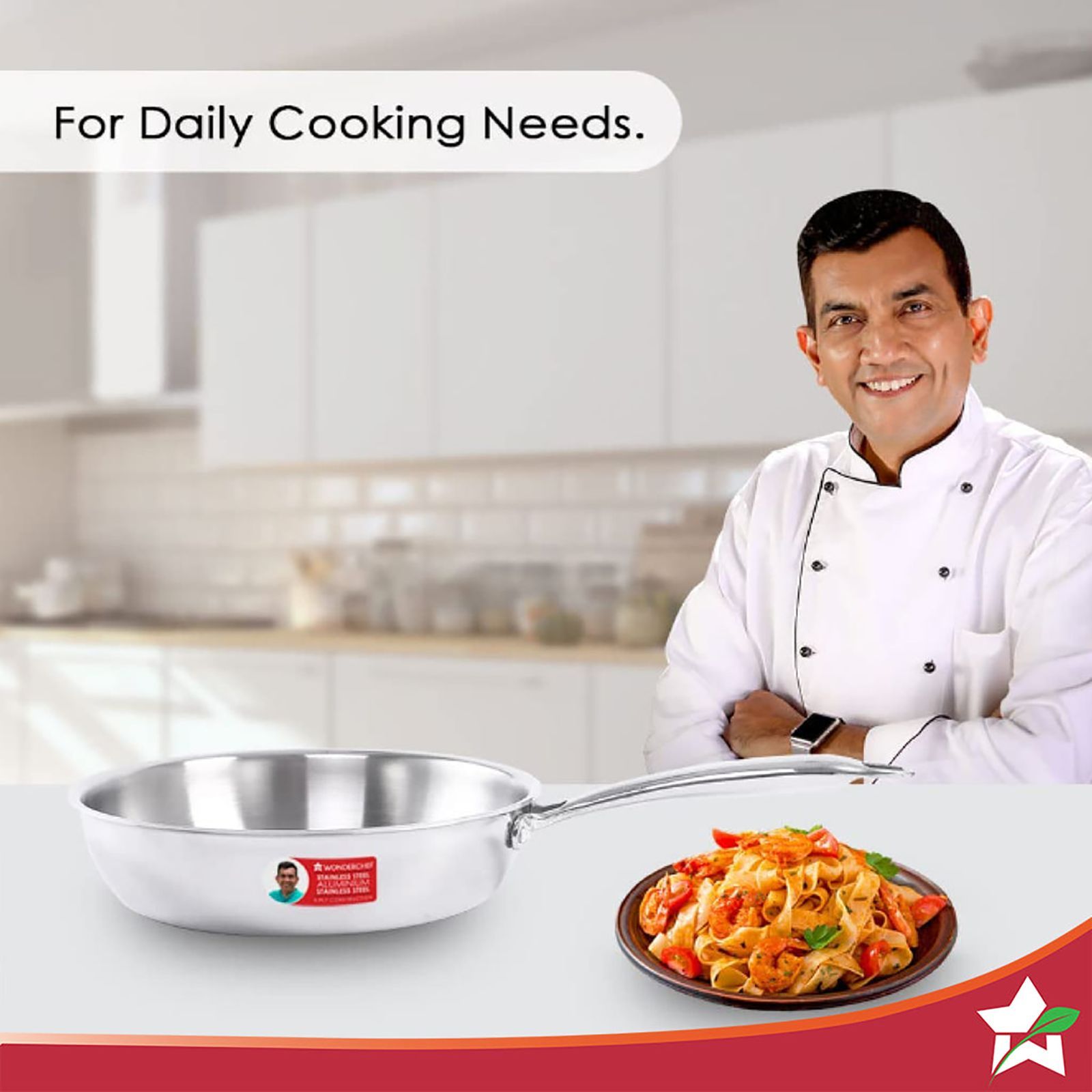 WONDERCHEF Nigella Frying Pan (Energy Efficient, 63153402, Silver)_9