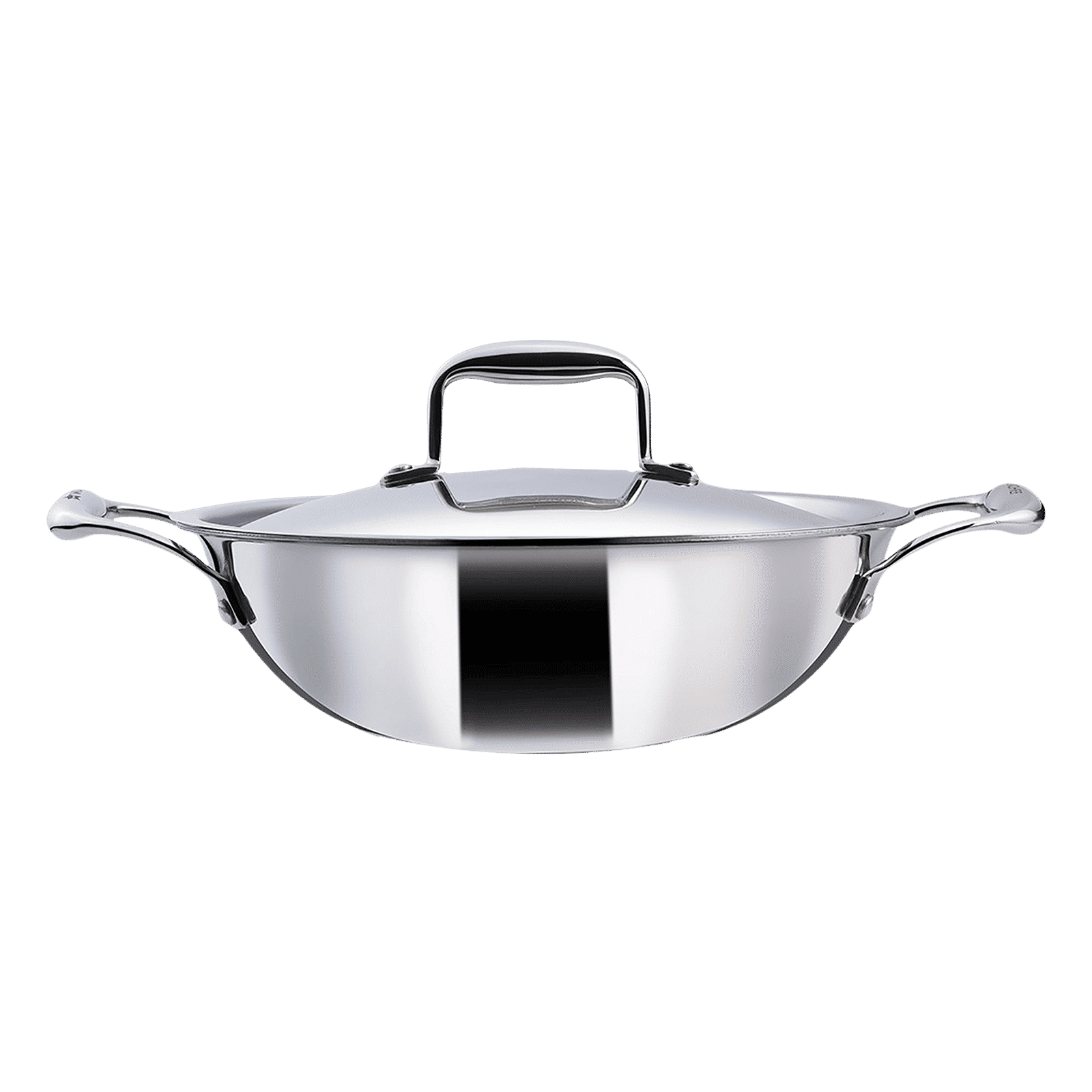 WONDERCHEF Nigella Kadhai with Lid (Energy Efficient, 63153400, Silver) WONDERCHEF Nigella Kadhai with Lid (Energy Efficient, 63153400, Silver)_1
