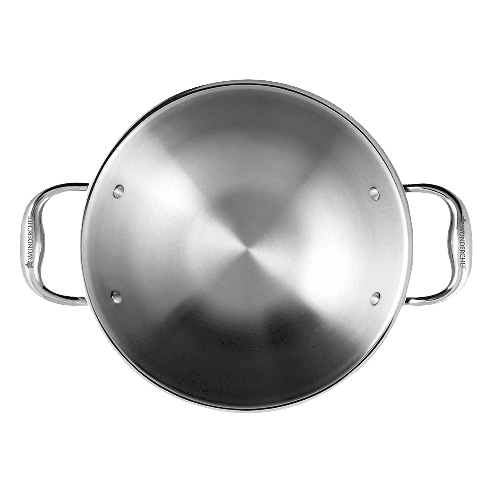 WONDERCHEF Nigella Kadhai with Lid (Energy Efficient, 63153400, Silver) WONDERCHEF Nigella Kadhai with Lid (Energy Efficient, 63153400, Silver)_5