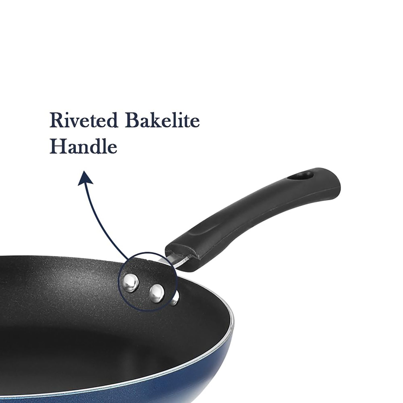 VINOD Zest Non Stick Fry Pan(ZFP24, Black)_11