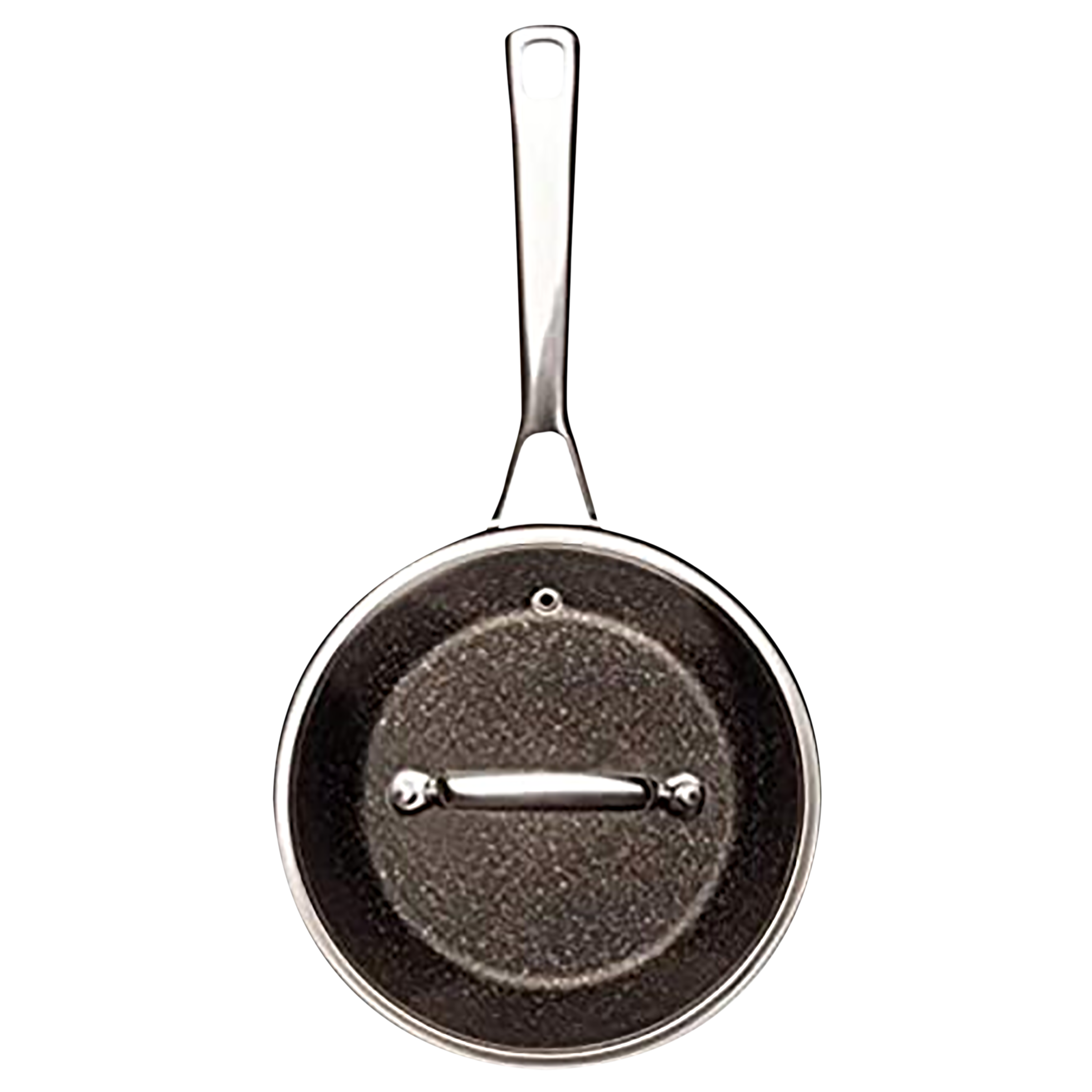 sabichi Haden Perth 1L Non Stick Stainless Steel Sauce Pan with Glass Lid (Induction Compatible, Even Heat Distribution, Grey)_4