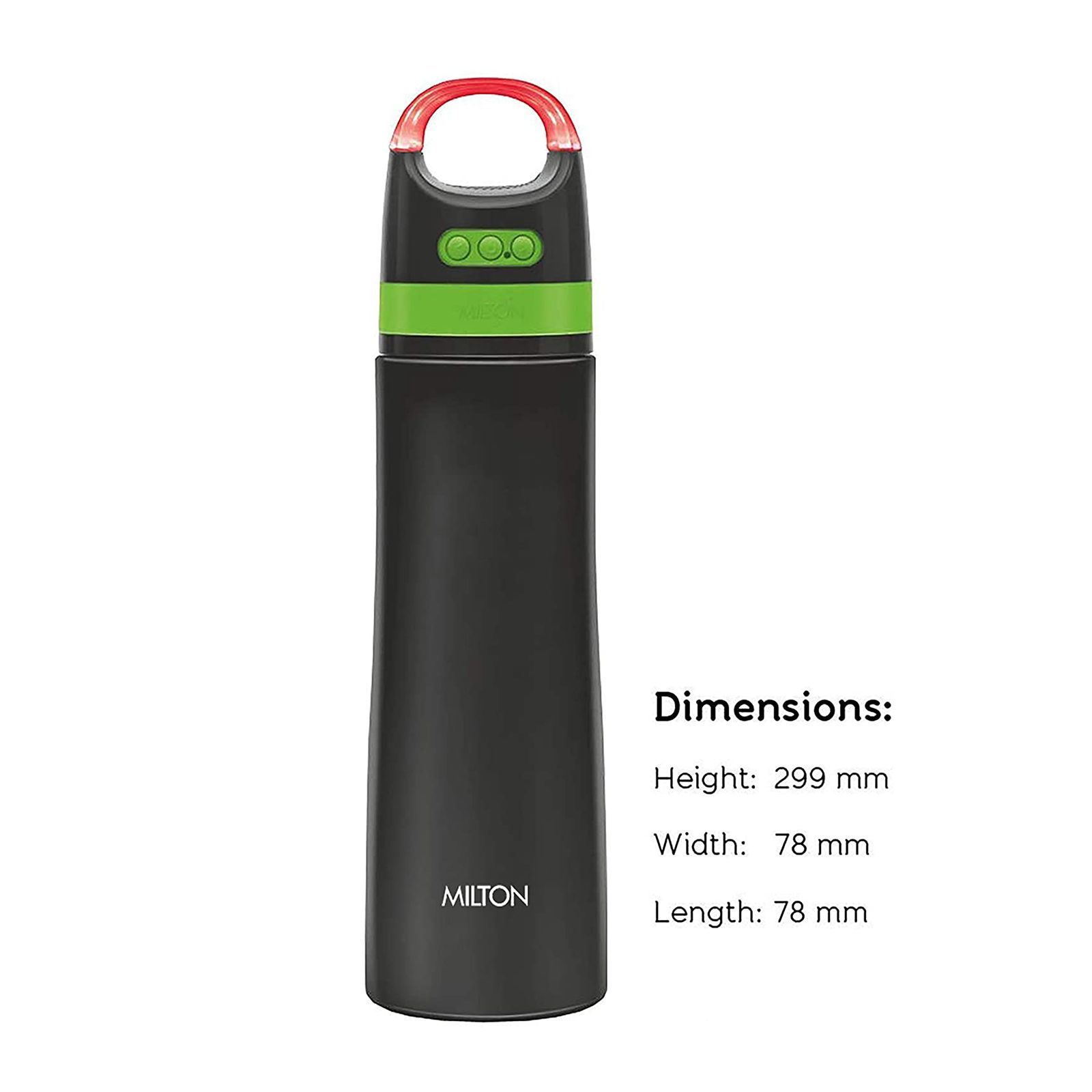 Milton Boom 900 715ml Stainless Steel Hot & Cold Smart Bottle with Bluetooth Speaker (BPA Free, Black)_10
